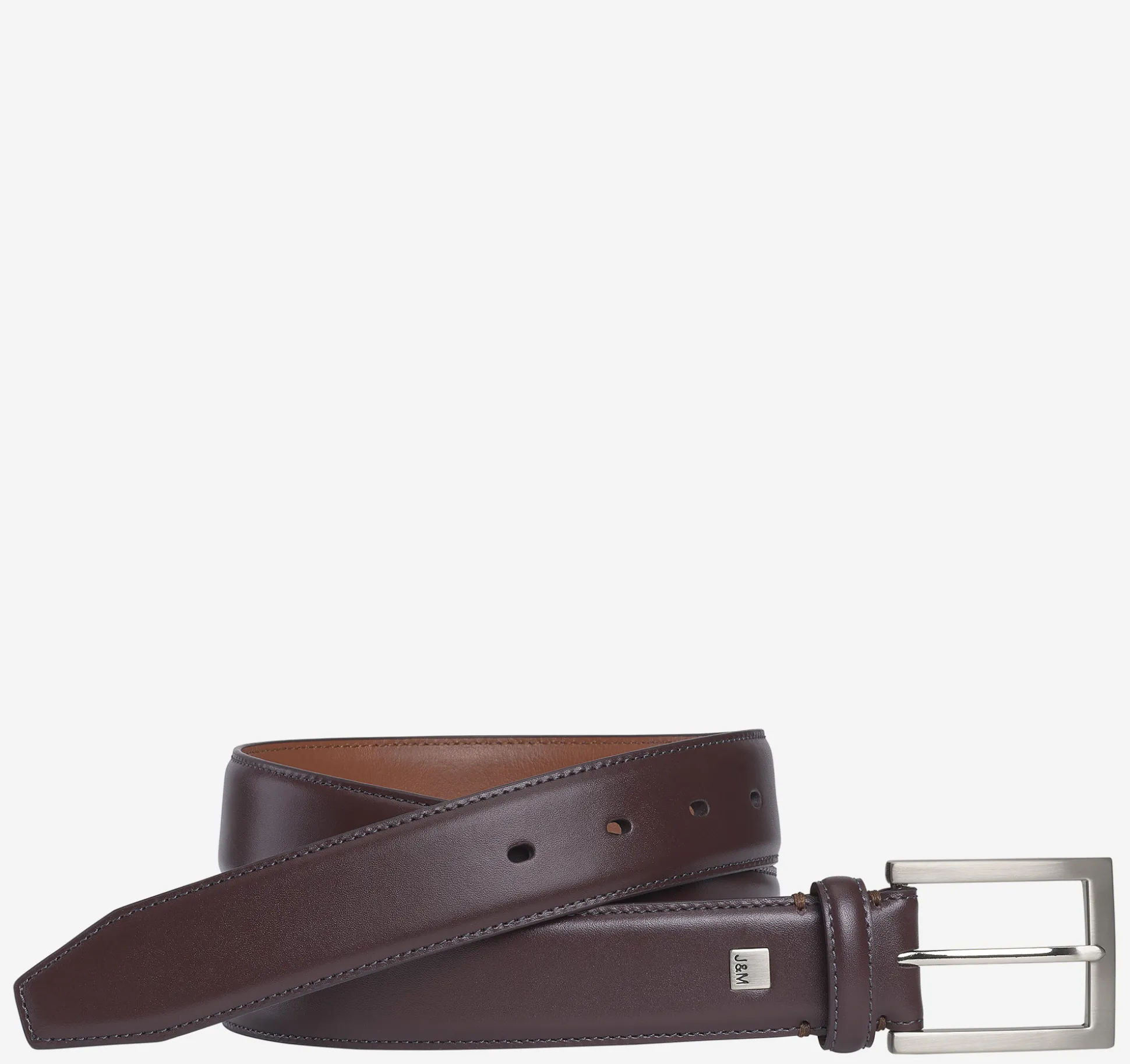 Belts^Johnston & Murphy Johnston & Murphy Dress Belt DarkBurgundy