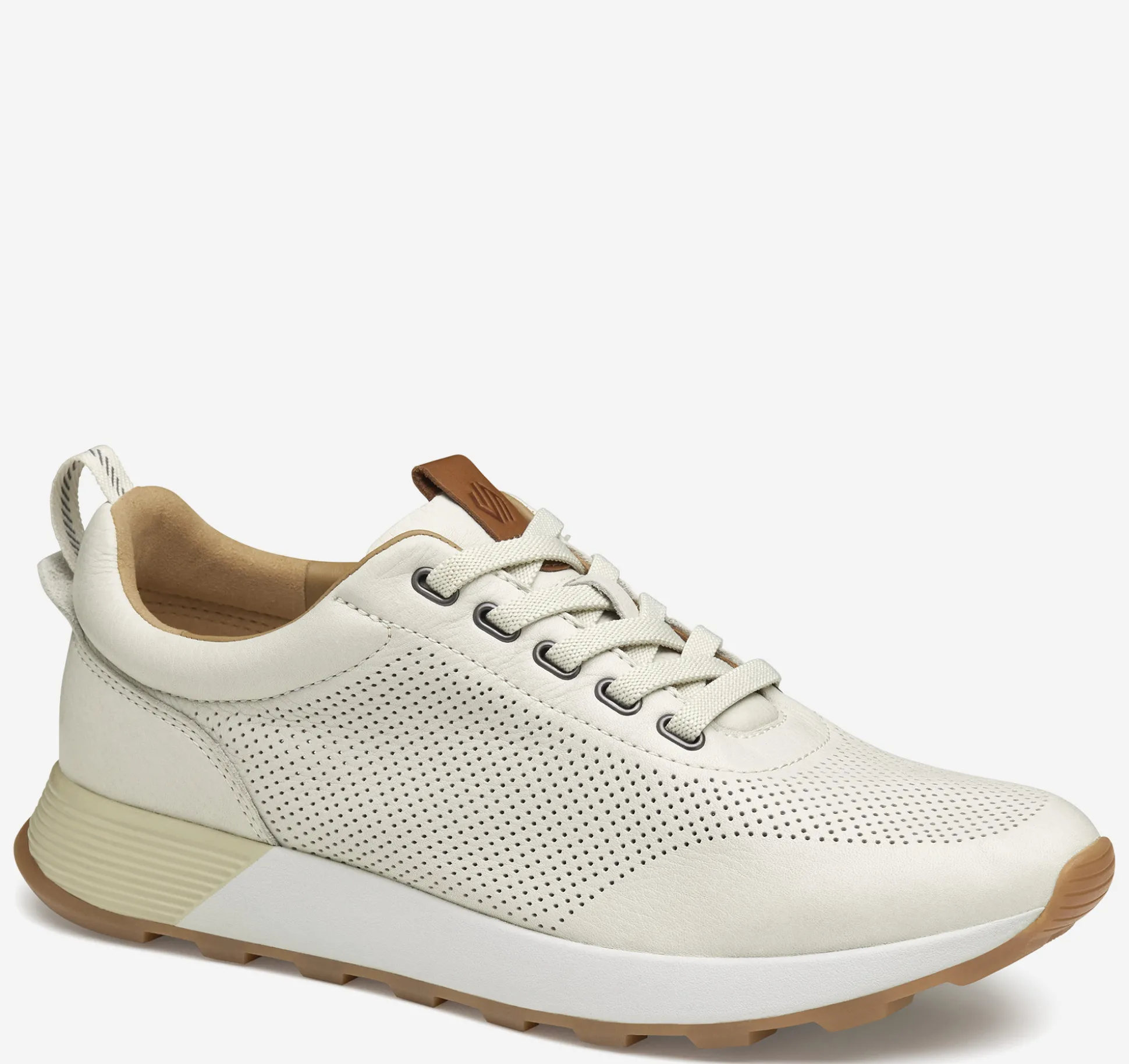 New Arrivals | Slip-ons & Loafers^Johnston & Murphy Kinnon Perfed Jogger WhiteFullGrain