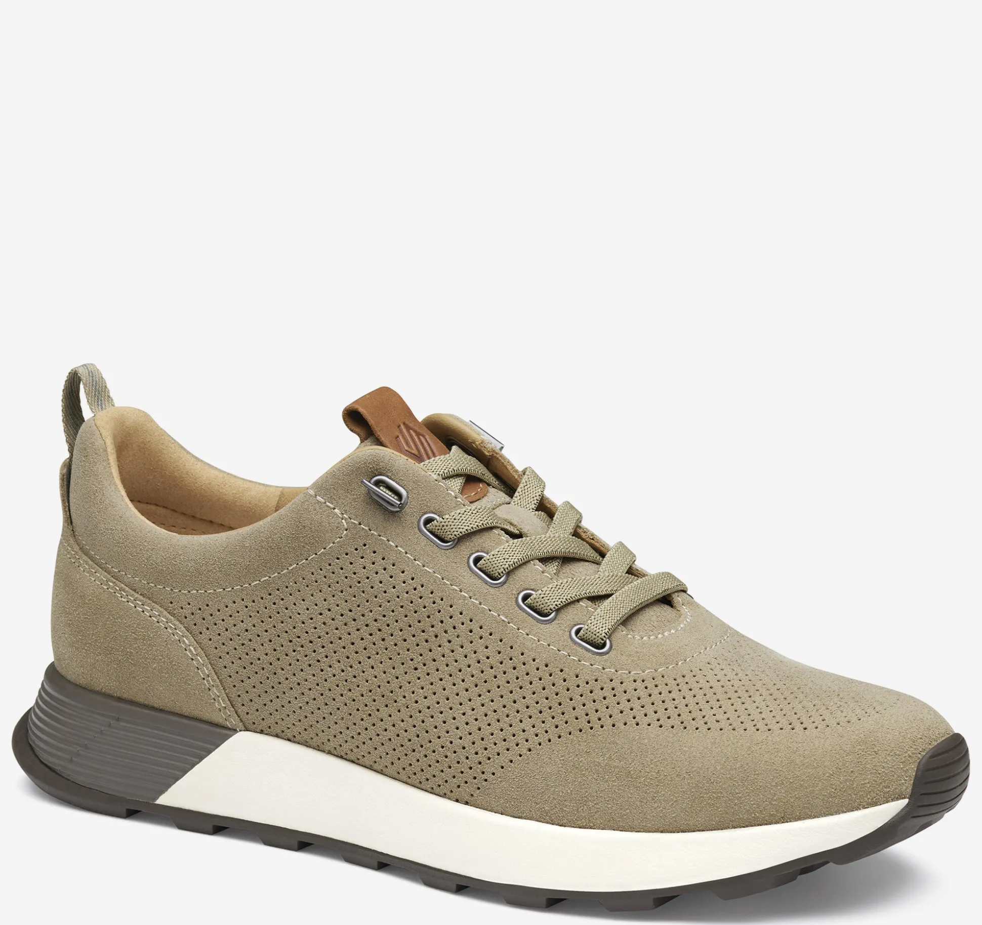 New Arrivals | Slip-ons & Loafers^Johnston & Murphy Kinnon Perfed Jogger TaupeOiledSuede