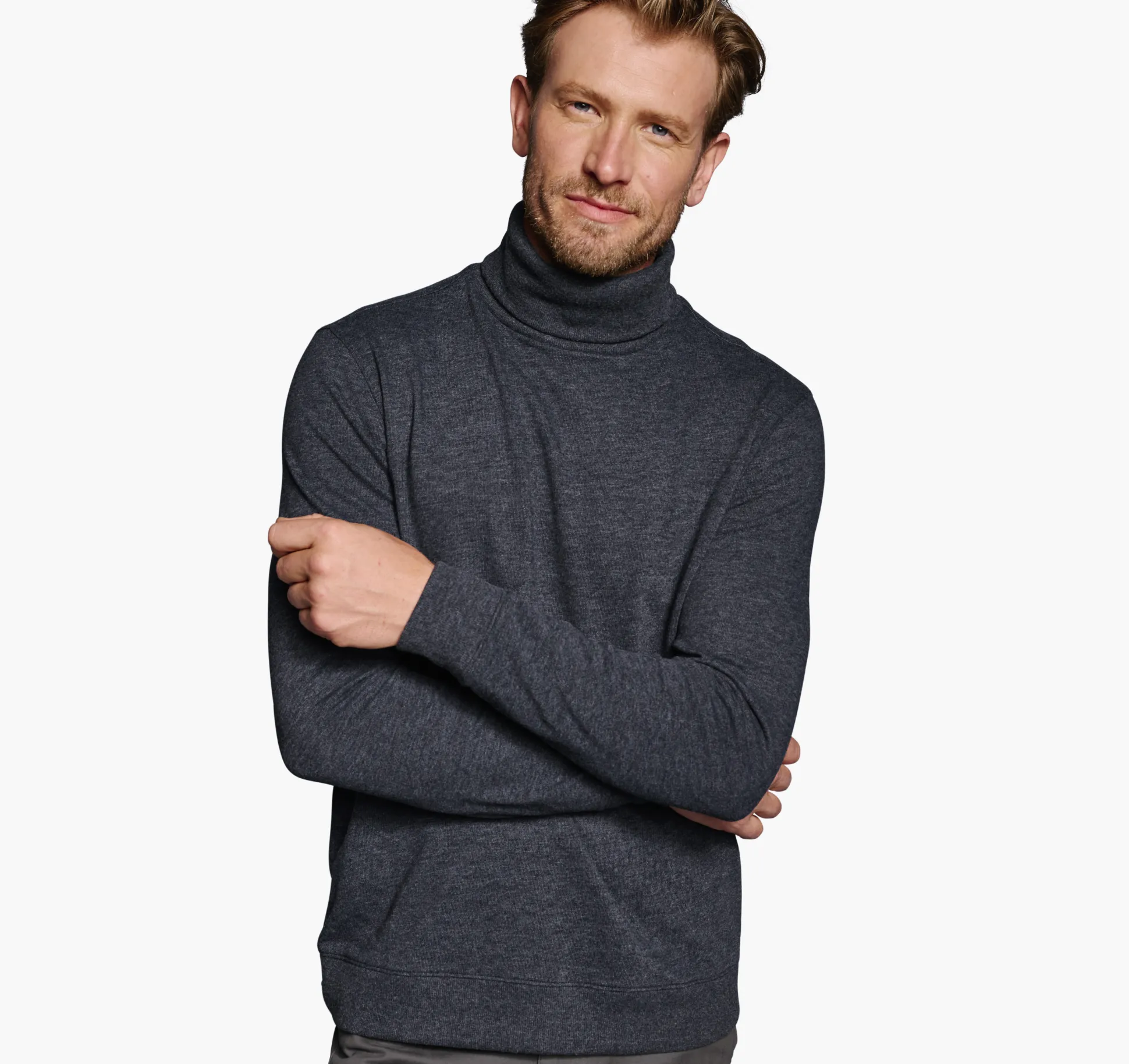 Sweaters & Knits^Johnston & Murphy Knit Turtleneck Navy