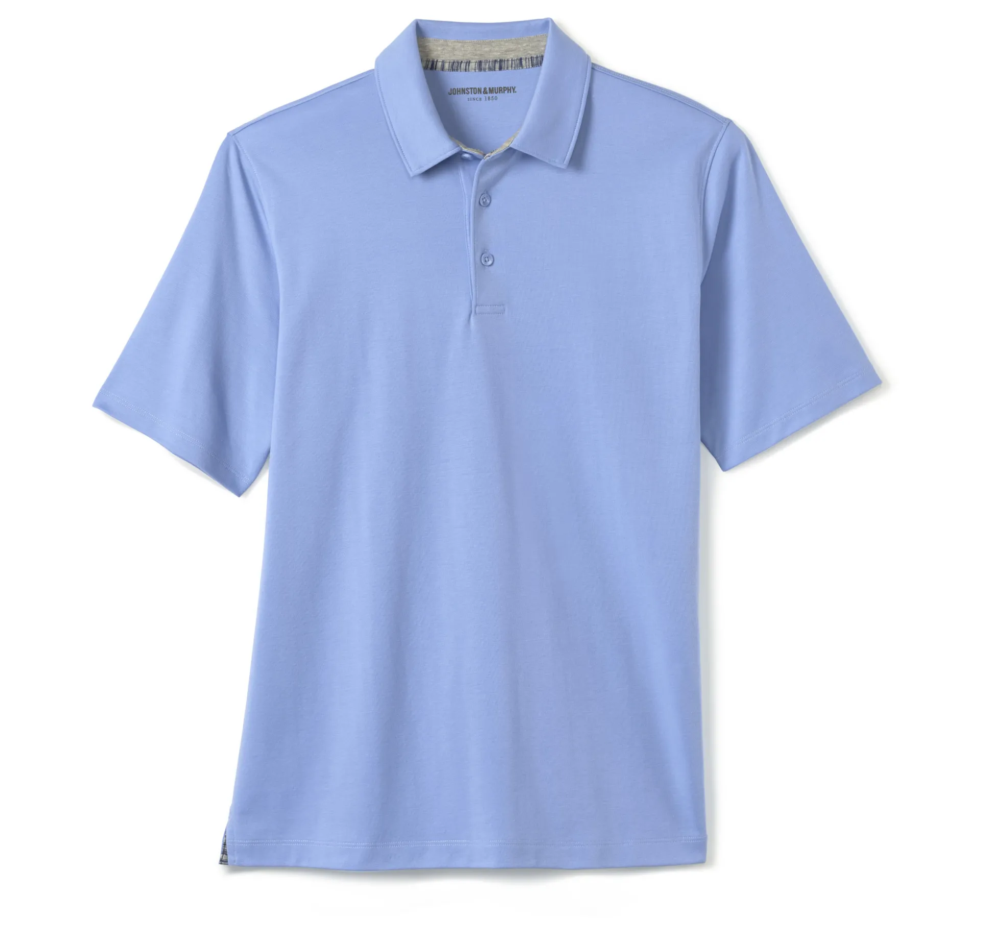 Polos & Tees^Johnston & Murphy Liquid Cotton Polo Blue