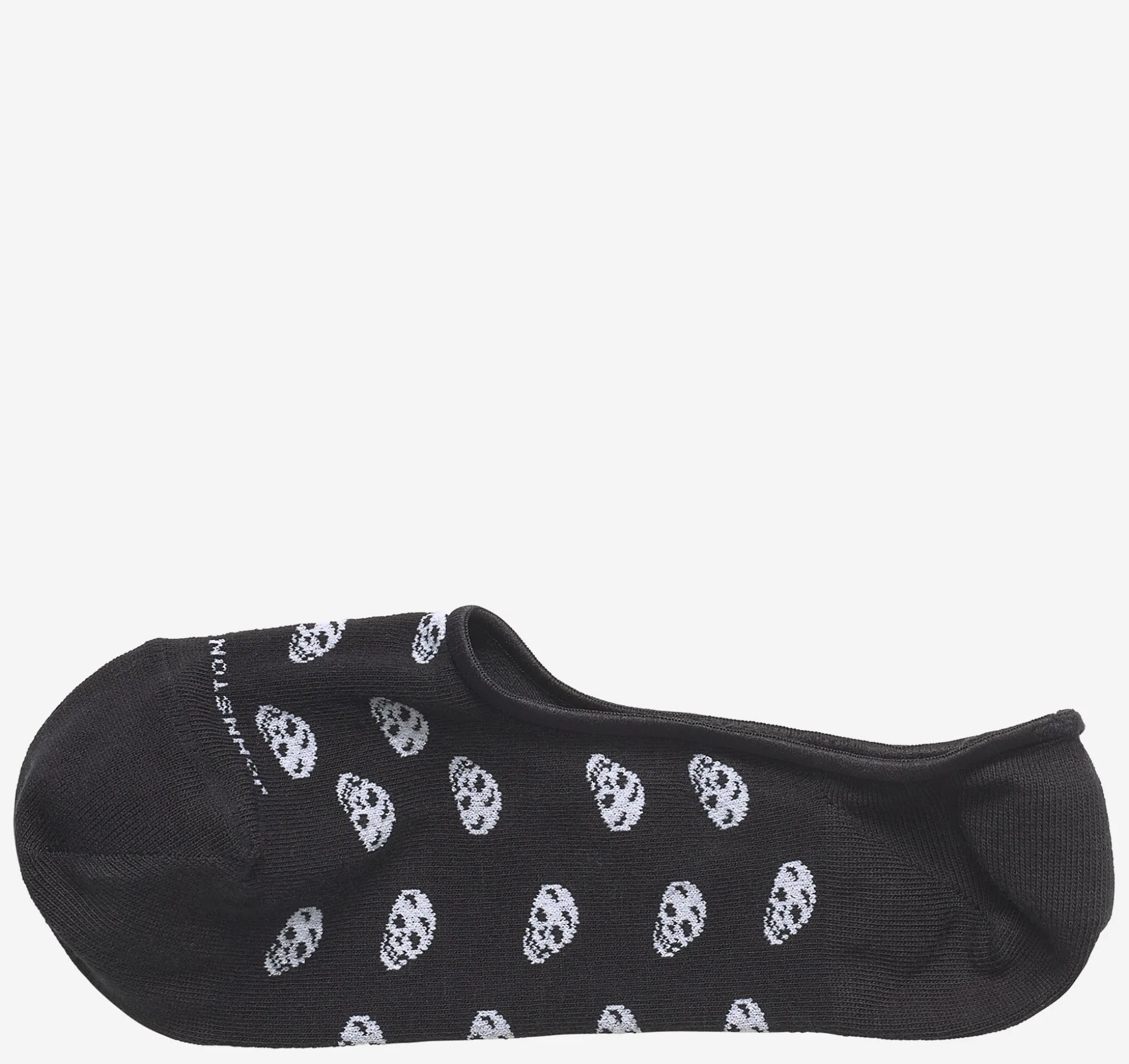 Socks^Johnston & Murphy Low-Cut Liner Socks BlackSkull