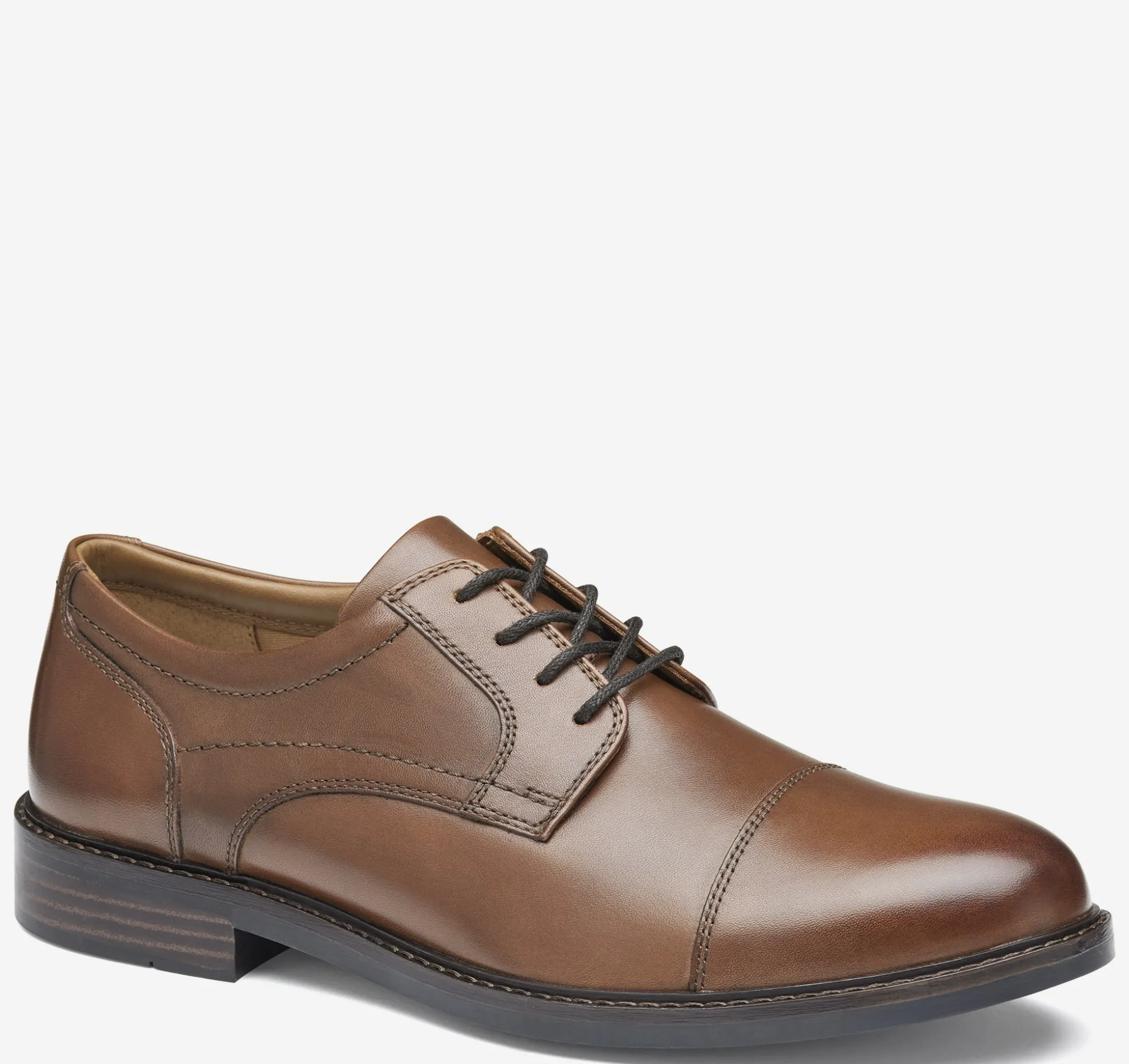 Lace-ups^Johnston & Murphy Mason Cap Toe TanFullGrain