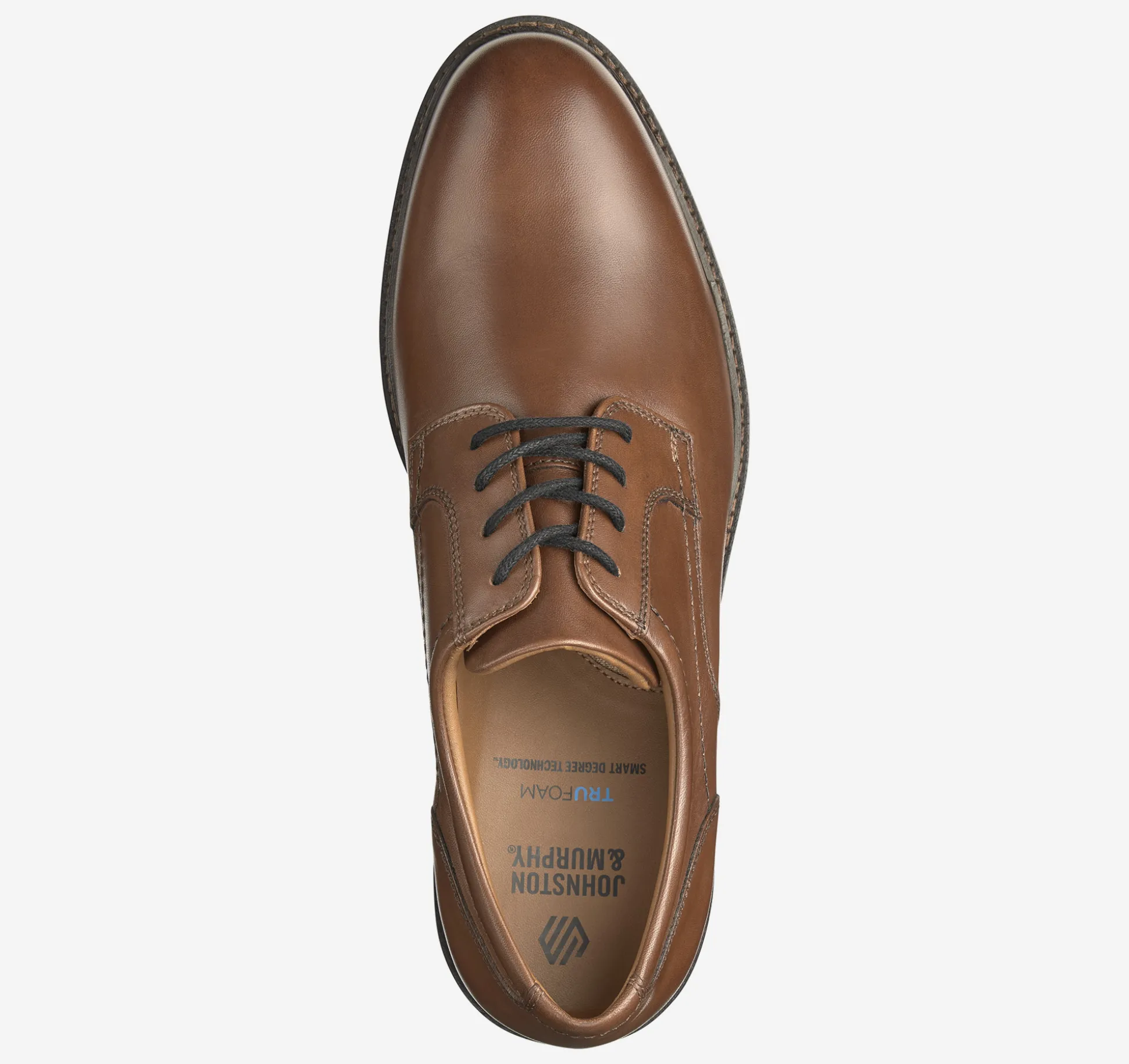 Lace-ups^Johnston & Murphy Mason Plain Toe TanFullGrain