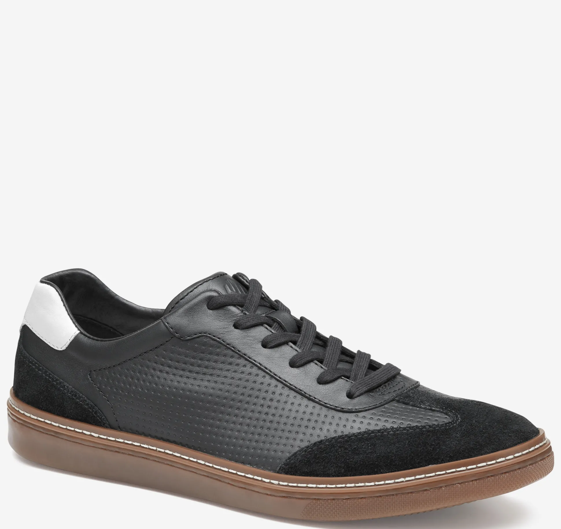 Sneakers | Lace-ups^Johnston & Murphy McGuffey T-Toe BlackEmbossedFullGrain/Suede