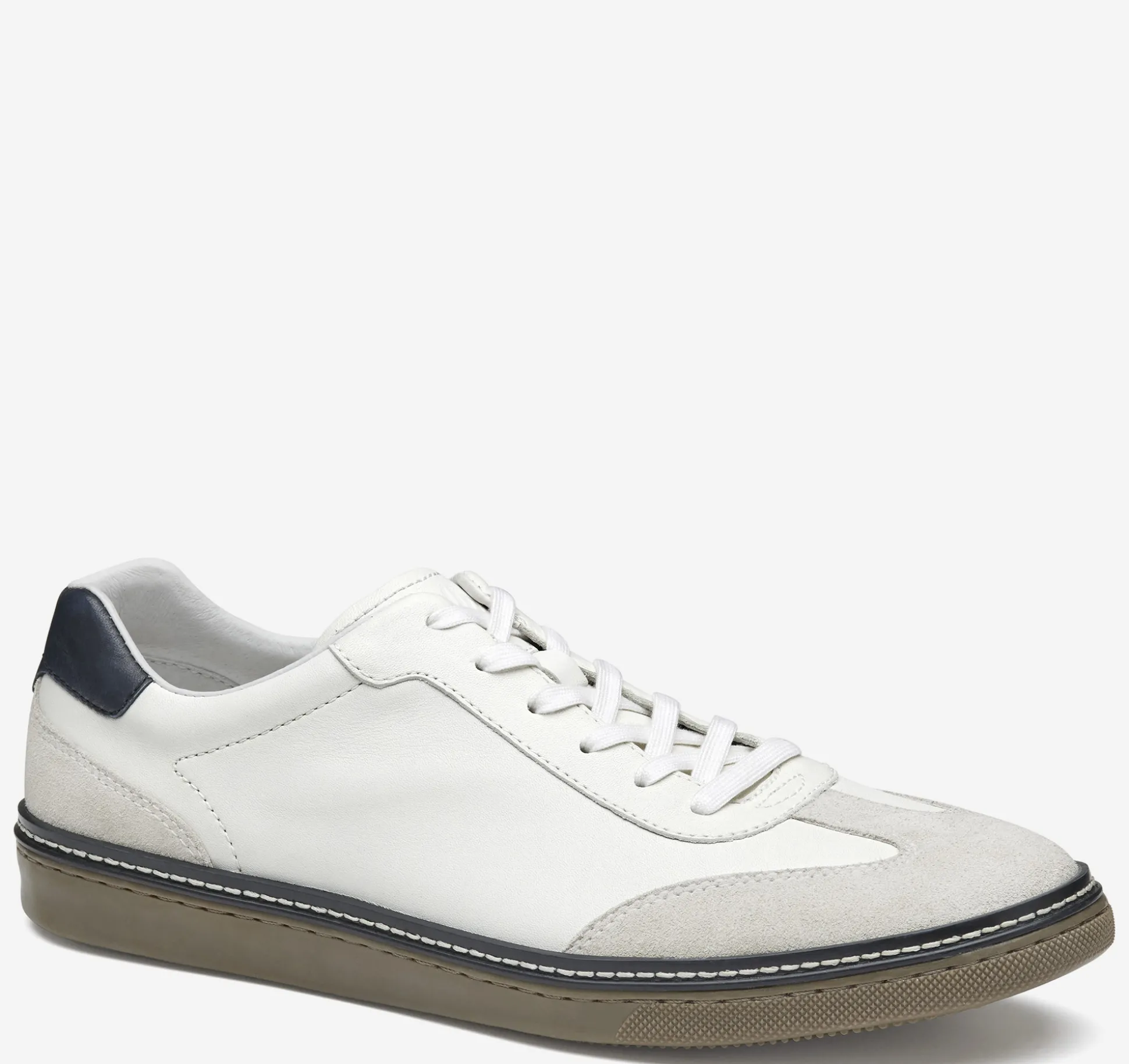 Lace-ups^Johnston & Murphy McGuffey T-Toe WhiteFullGrain/Suede