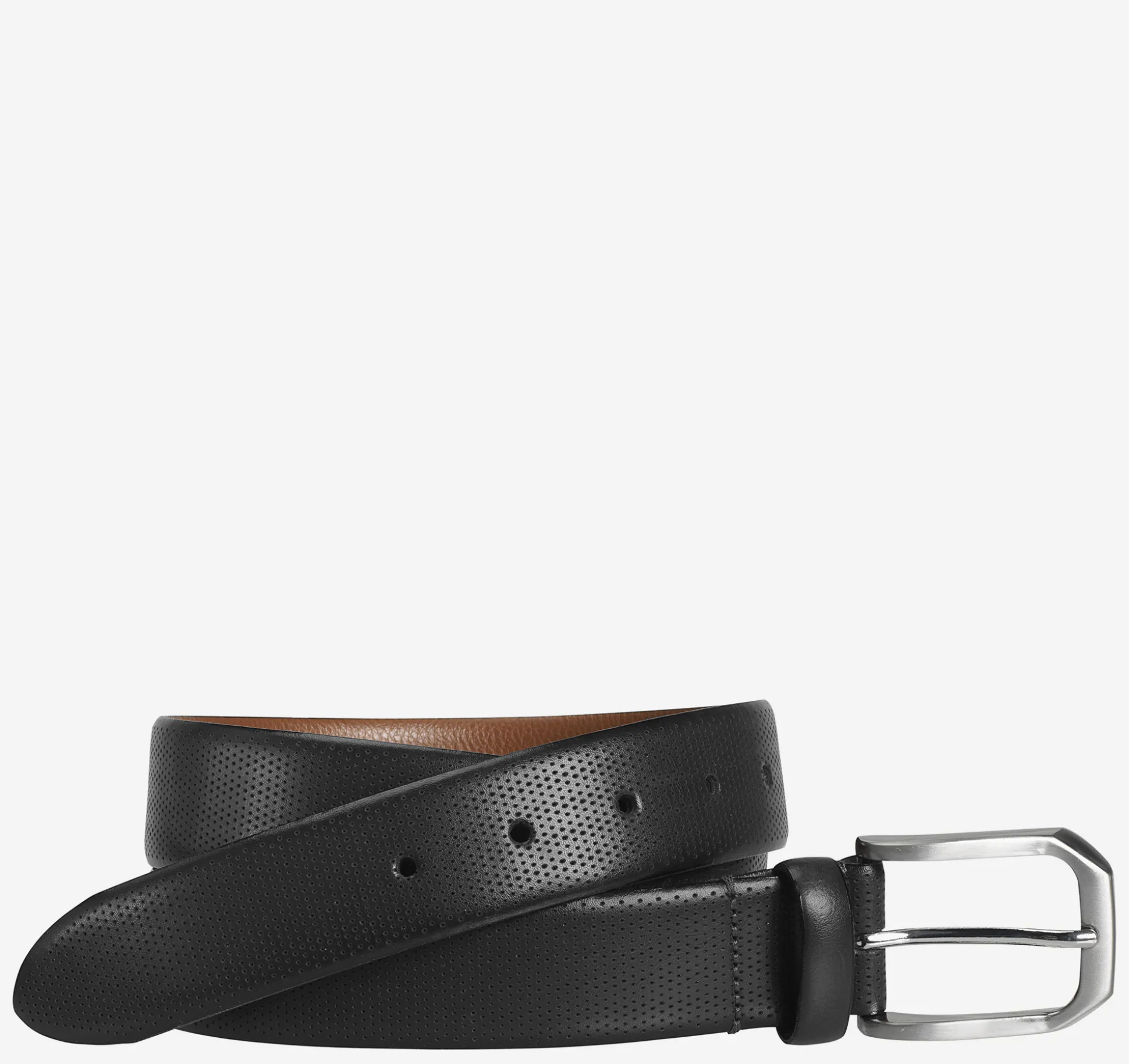 Belts^Johnston & Murphy Micro Perf Belt Black