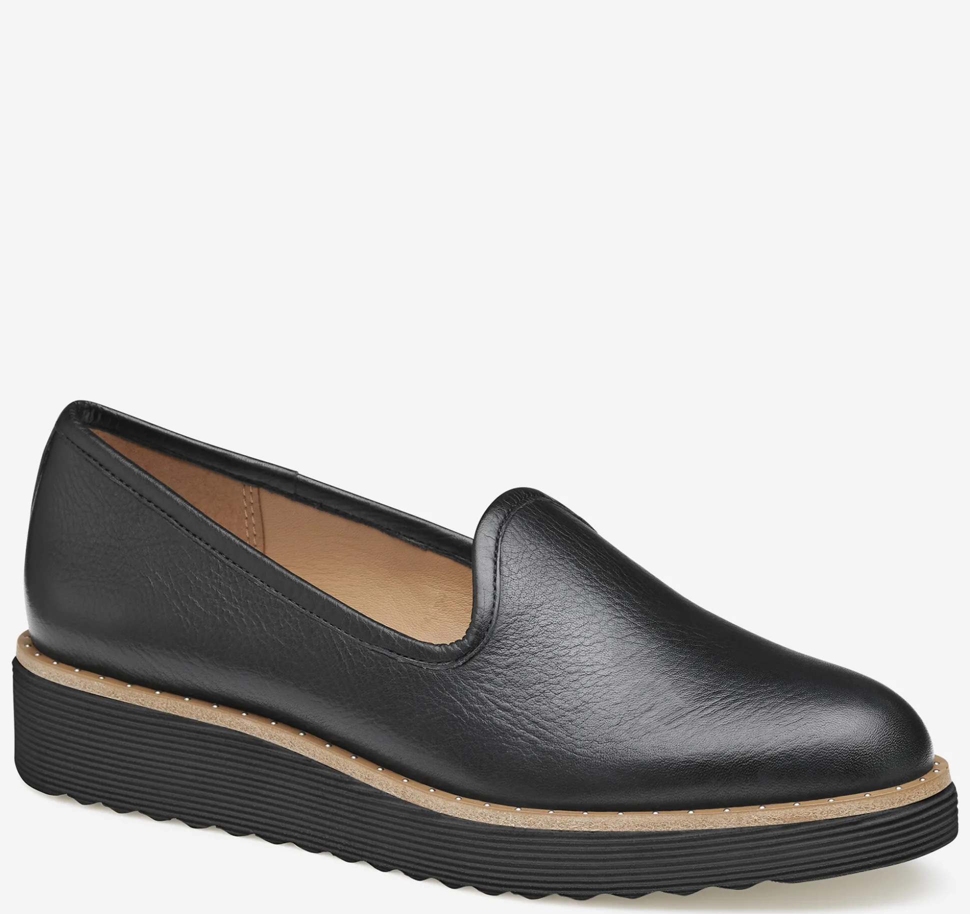 Mules & Loafers^Johnston & Murphy Mitzi Venetian BlackCalfskin
