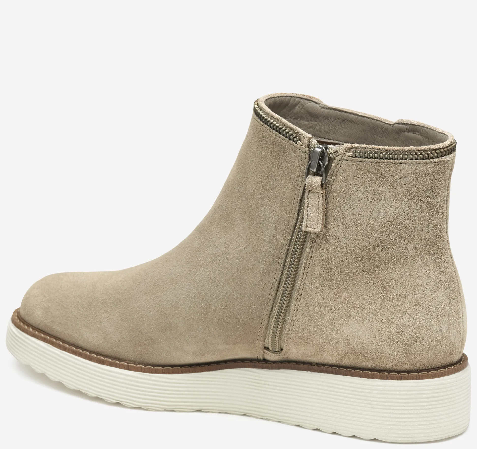 Boots & Booties^Johnston & Murphy Mitzi Zipper Bootie TaupeSuede