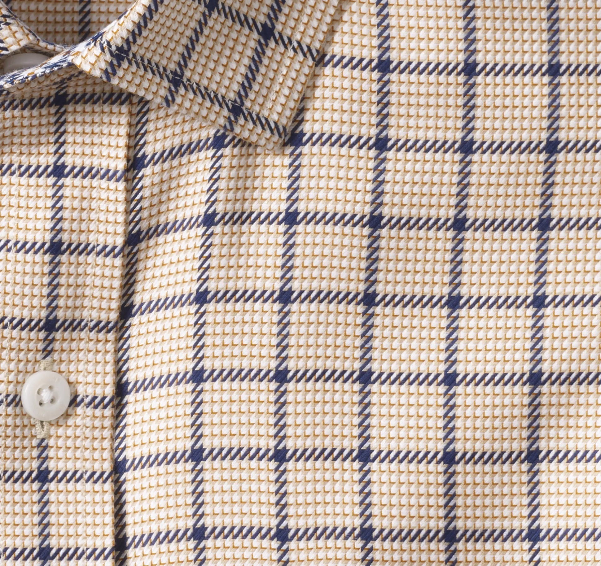 Shirts^Johnston & Murphy Non-Iron Dress Shirt RustAngledNeatWindowpane