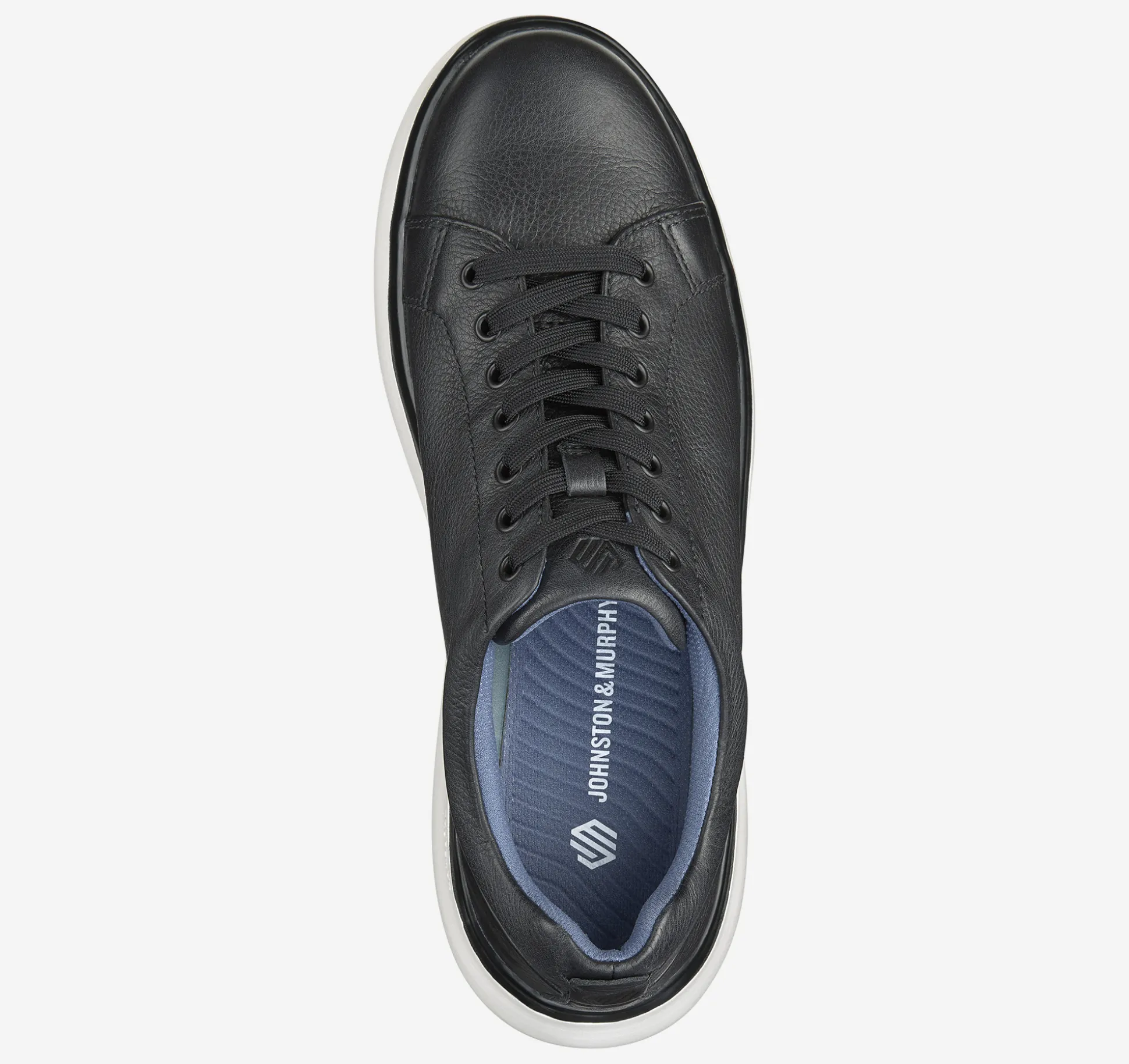 Lace-ups^Johnston & Murphy Oasis Lace-To-Toe BlackFullGrain