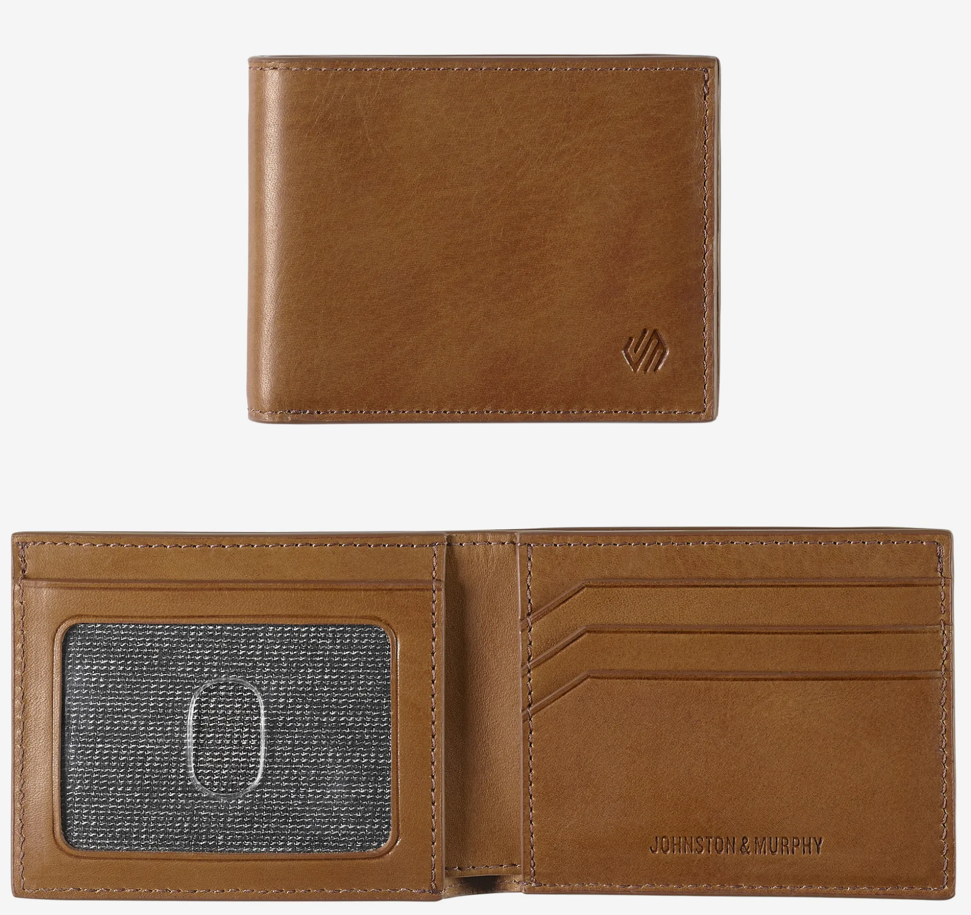 Wallets | Wallets^Johnston & Murphy Rhodes Billfold Wallet TanFullGrain