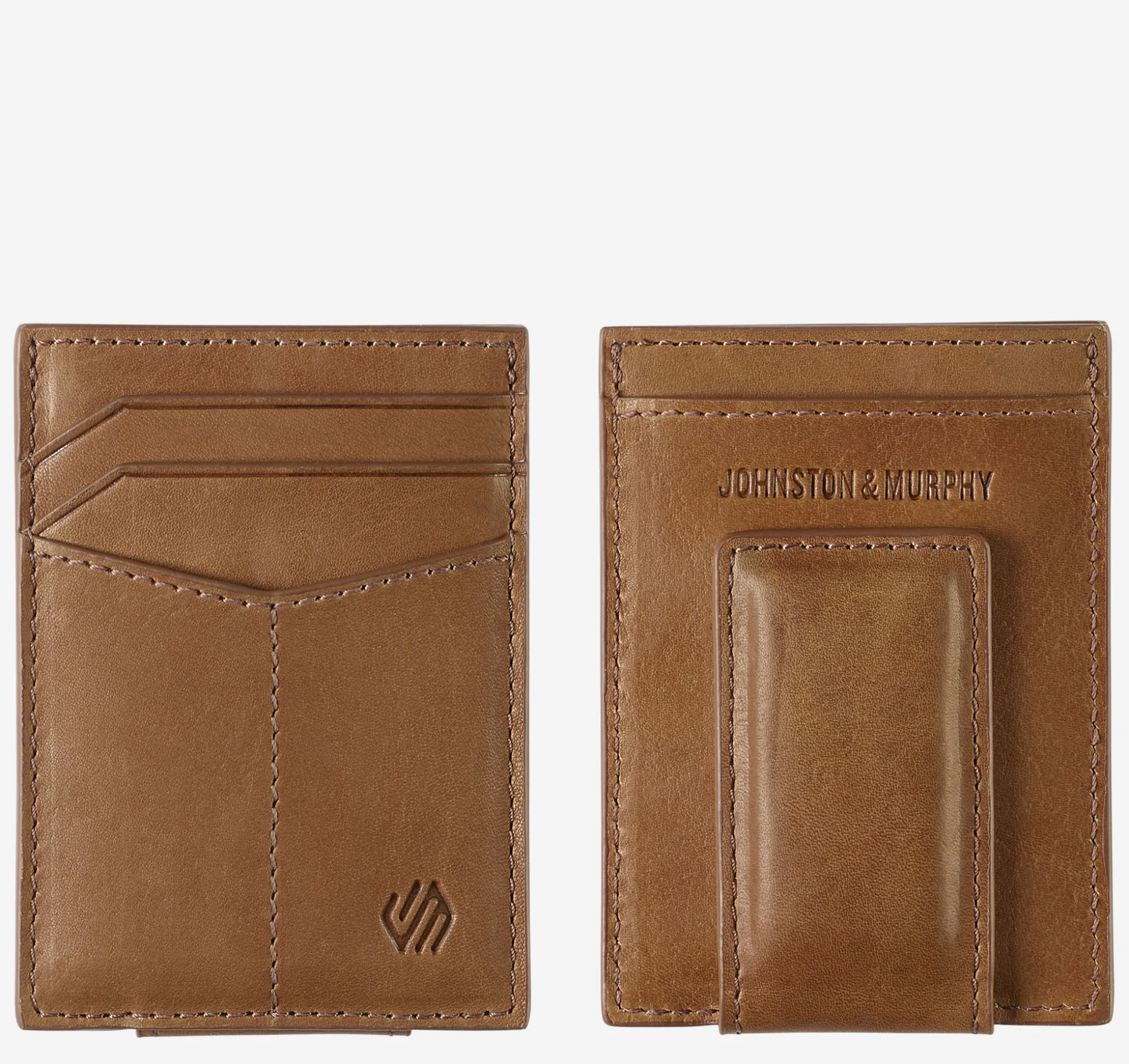 Wallets | Wallets^Johnston & Murphy Rhodes Front Pocket Wallet TanFullGrain