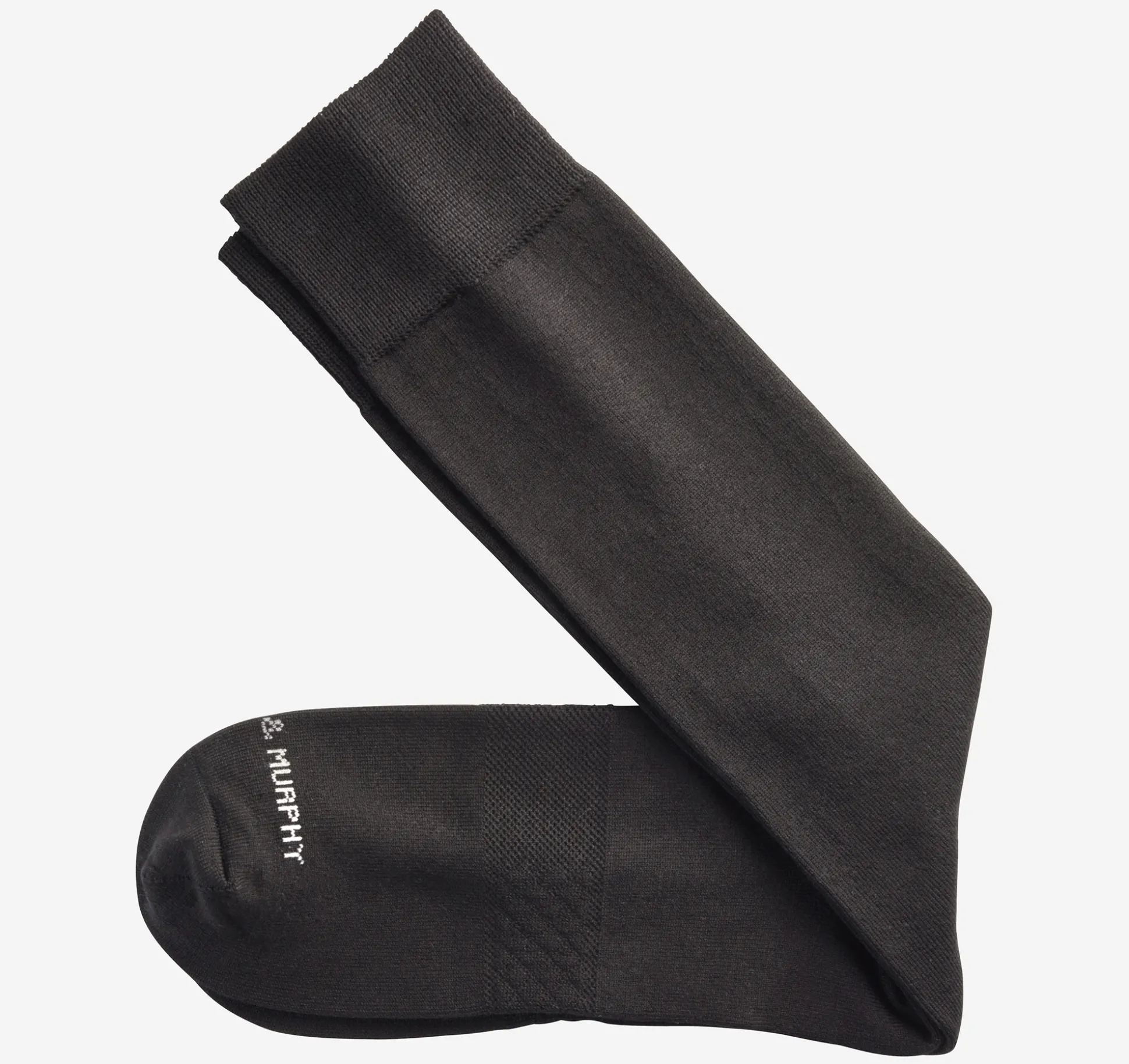Socks^Johnston & Murphy Solid Dress Socks Black