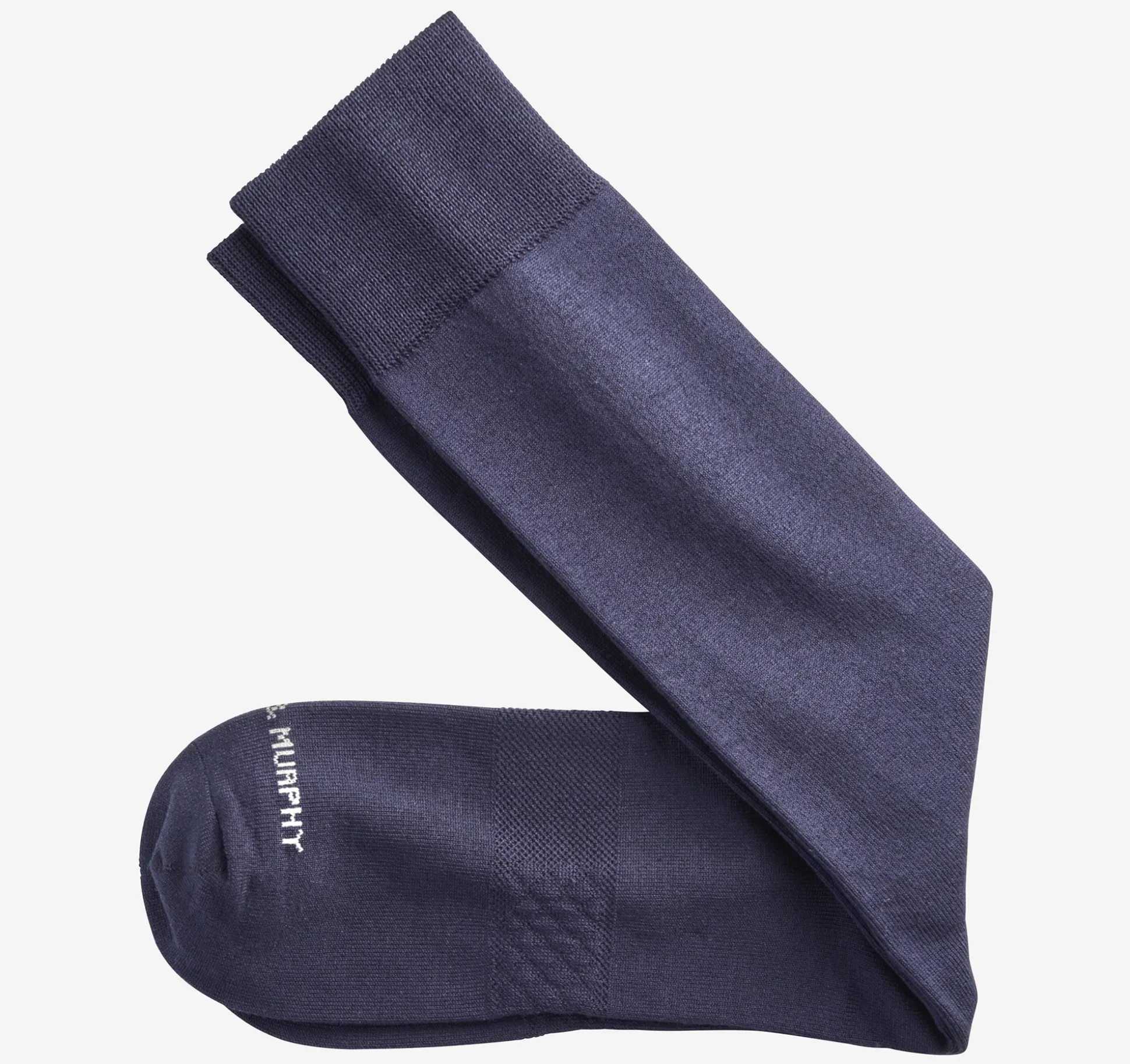 Socks^Johnston & Murphy Solid Dress Socks Navy