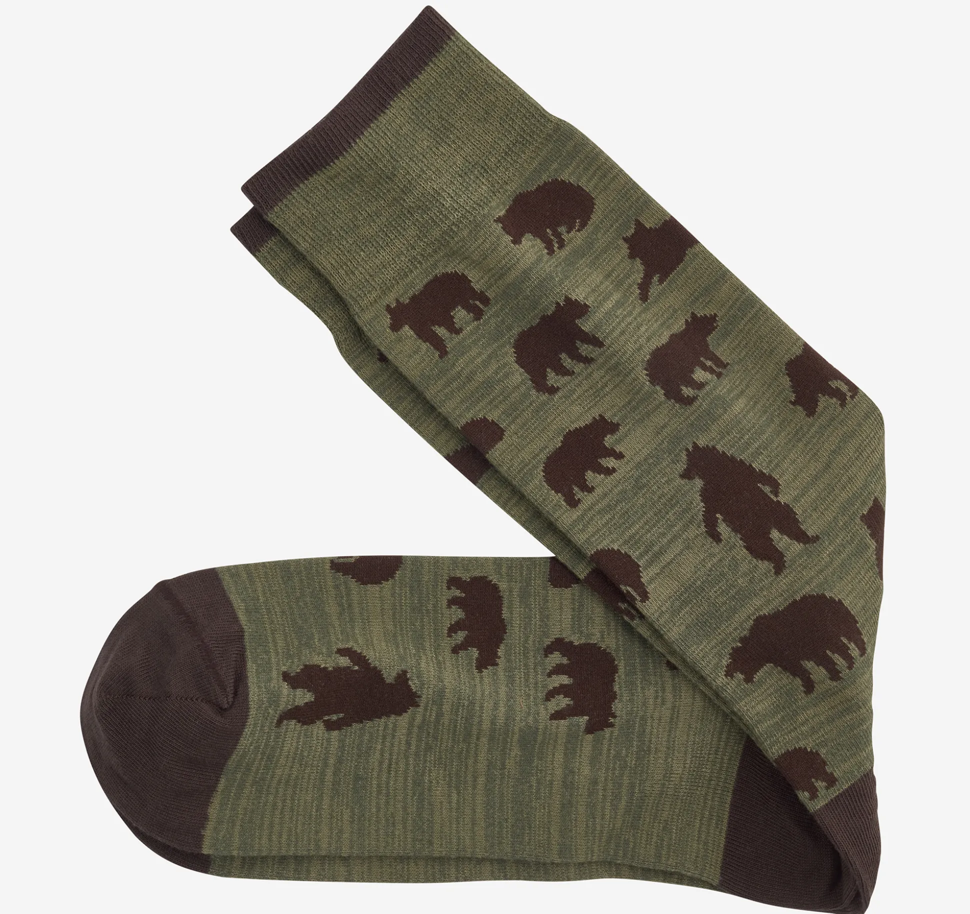 Socks^Johnston & Murphy Space Dye Socks GreenBears