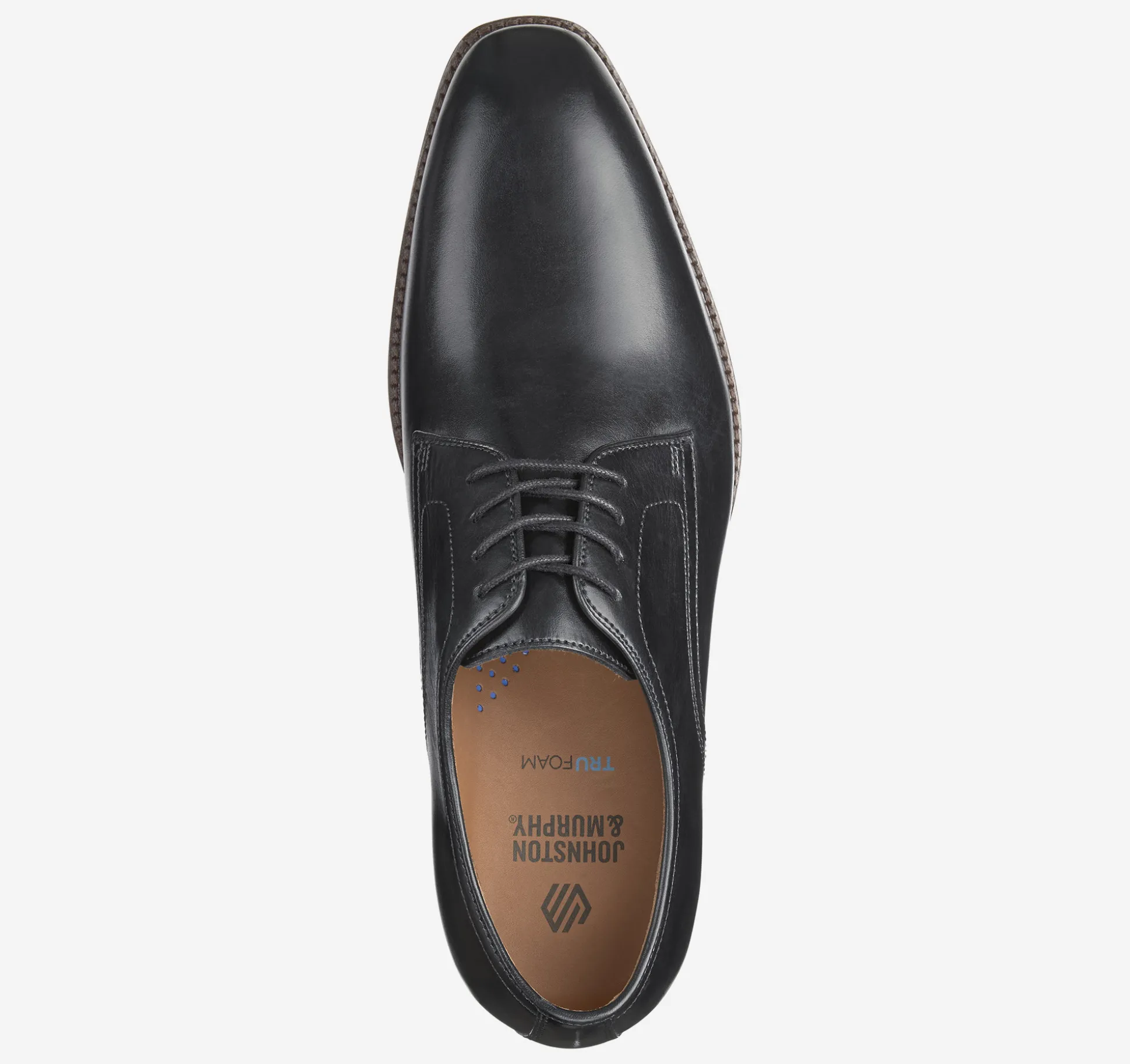 Dress Shoes | Lace-ups^Johnston & Murphy Sullivan Plain Toe BlackItalianCalfskin