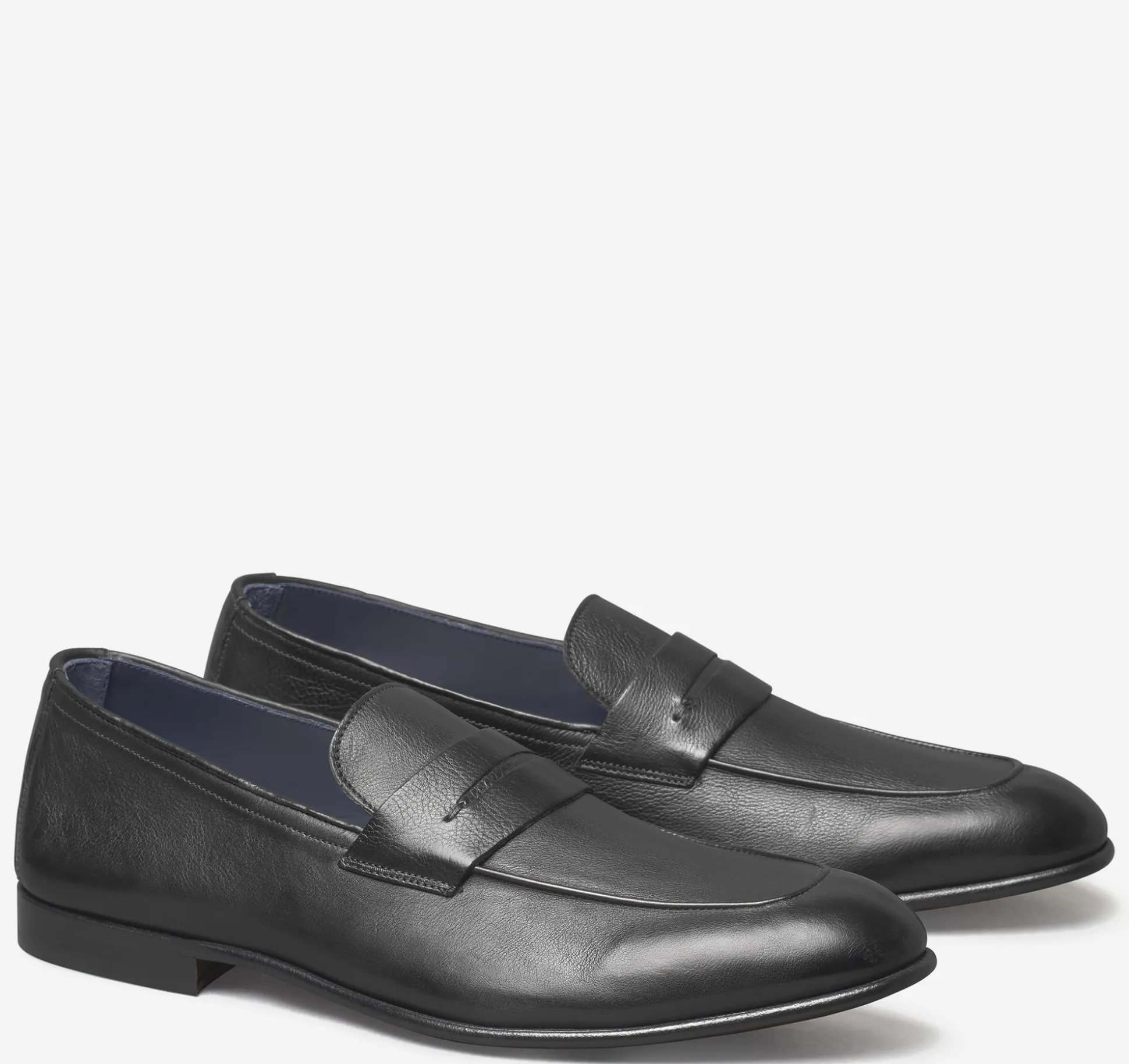Slip-ons & Loafers^Johnston & Murphy Taylor Penny Loafer BlackItalianCalfskin