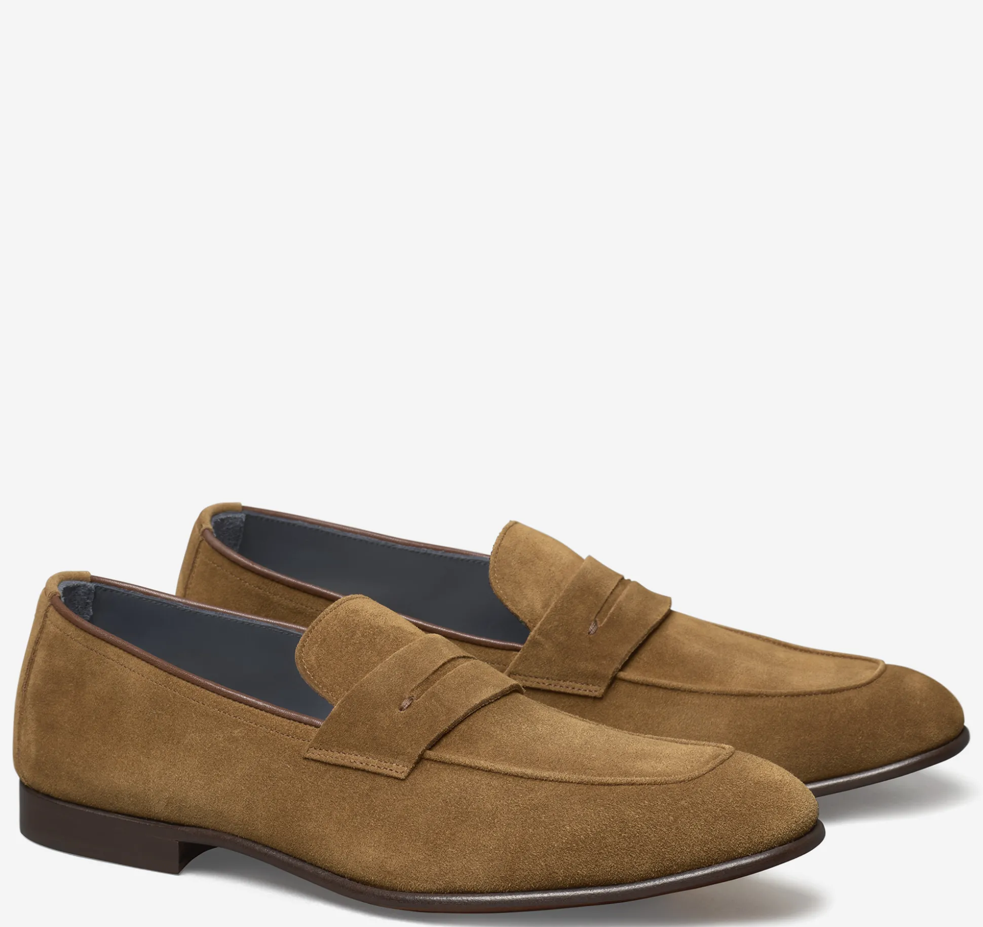 Slip-ons & Loafers^Johnston & Murphy Taylor Penny Loafer SnuffItalianSuede