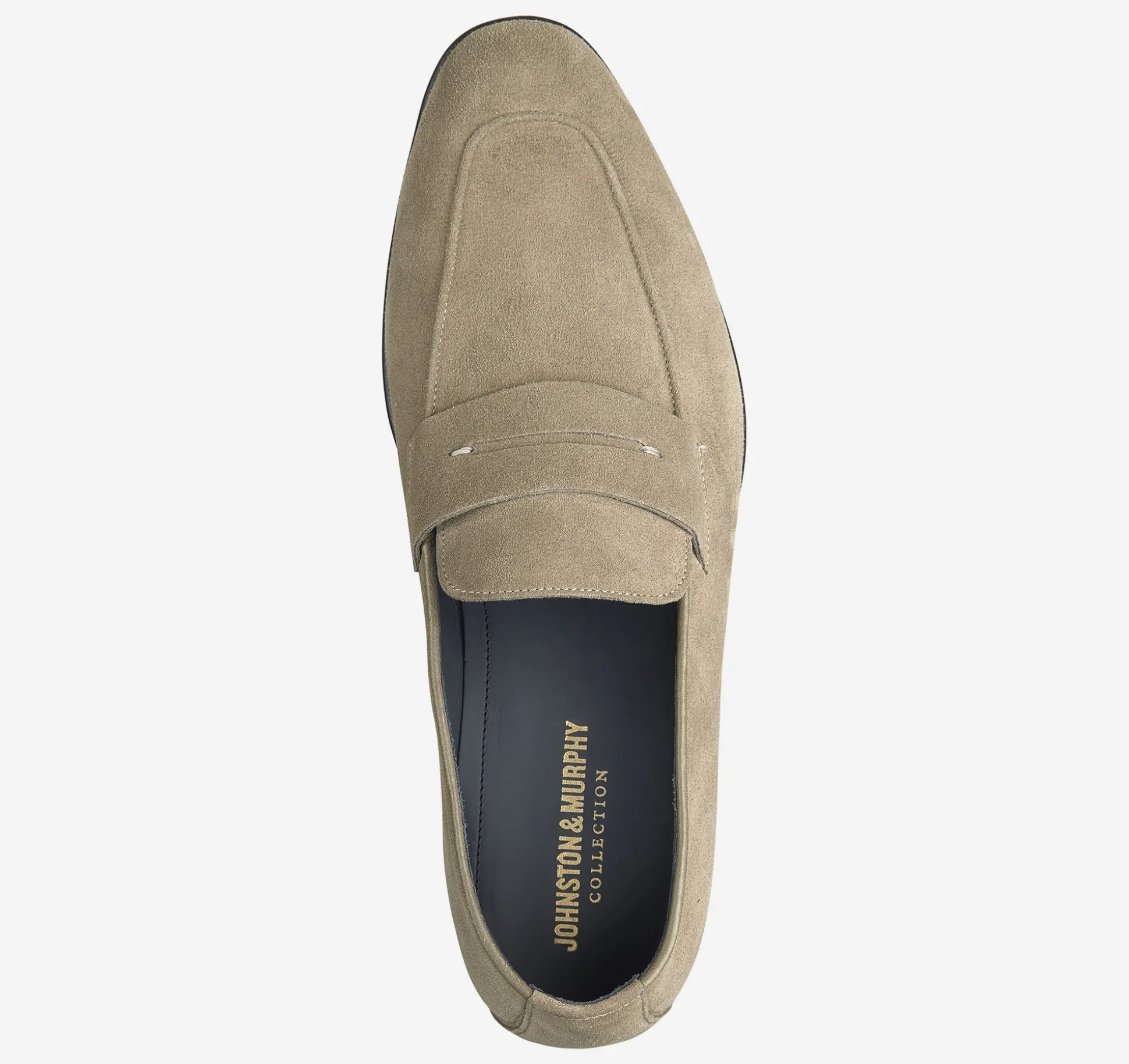 Slip-ons & Loafers^Johnston & Murphy Taylor Penny Loafer TaupeItalianSuede