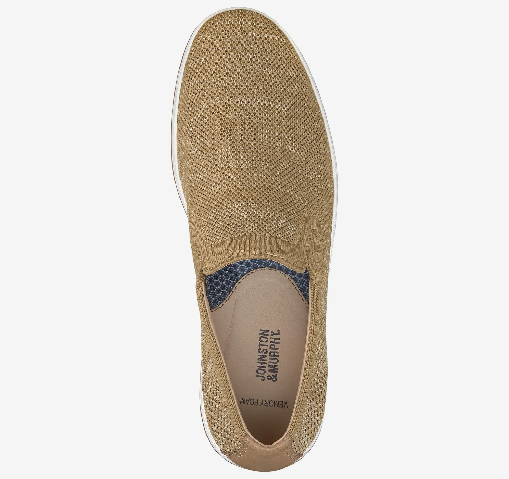 Slip-ons & Loafers^Johnston & Murphy Trenton Knit Slip-On BeigeKnit