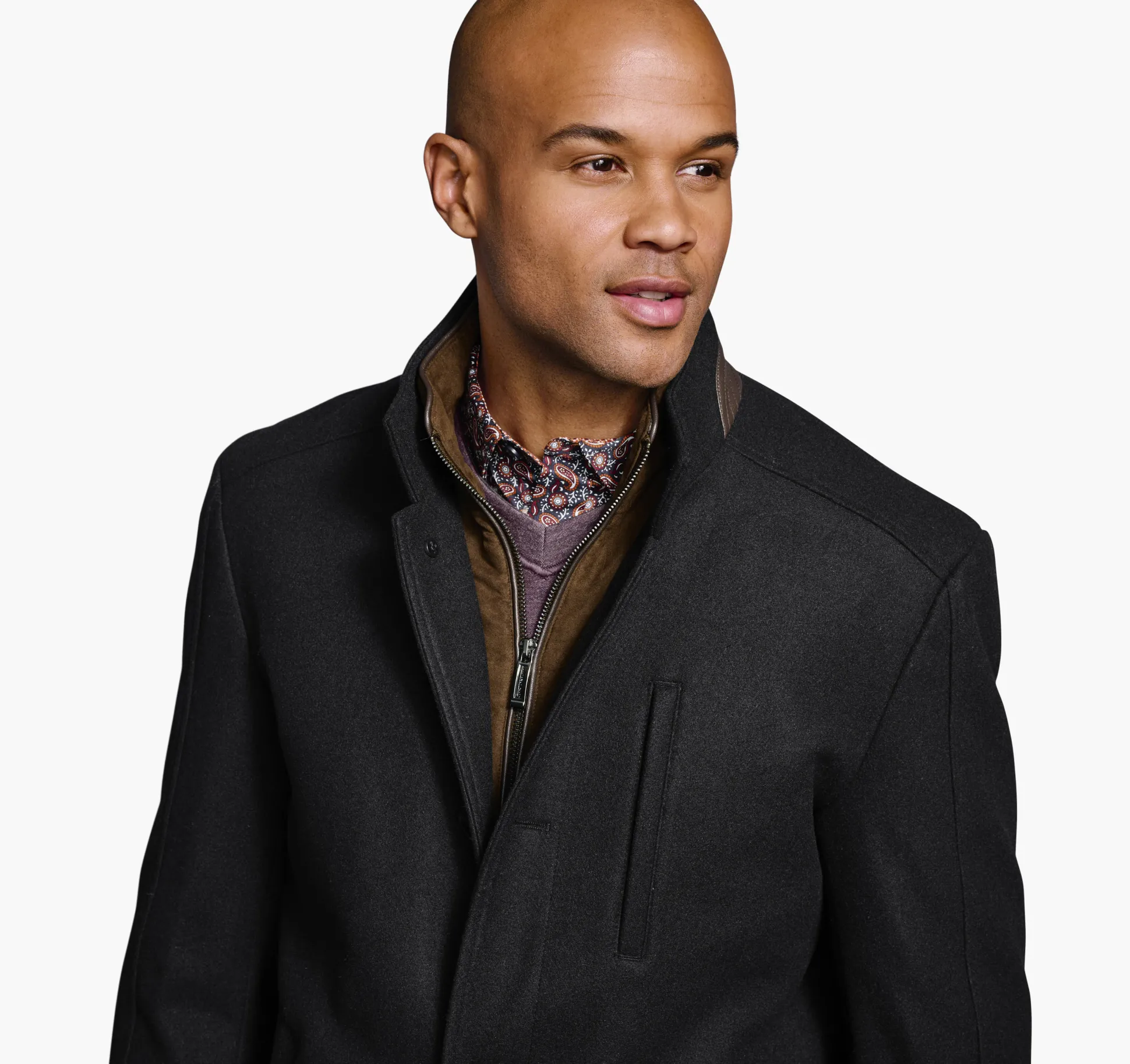 Coats, Jackets & Vests^Johnston & Murphy Upton Car Coat Navy
