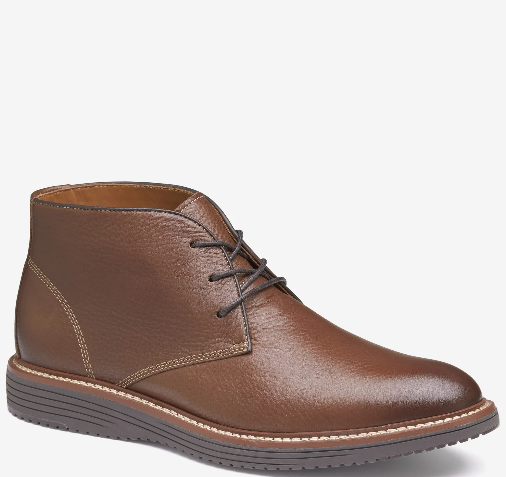 Boots^Johnston & Murphy Upton Chukka TanFullGrain