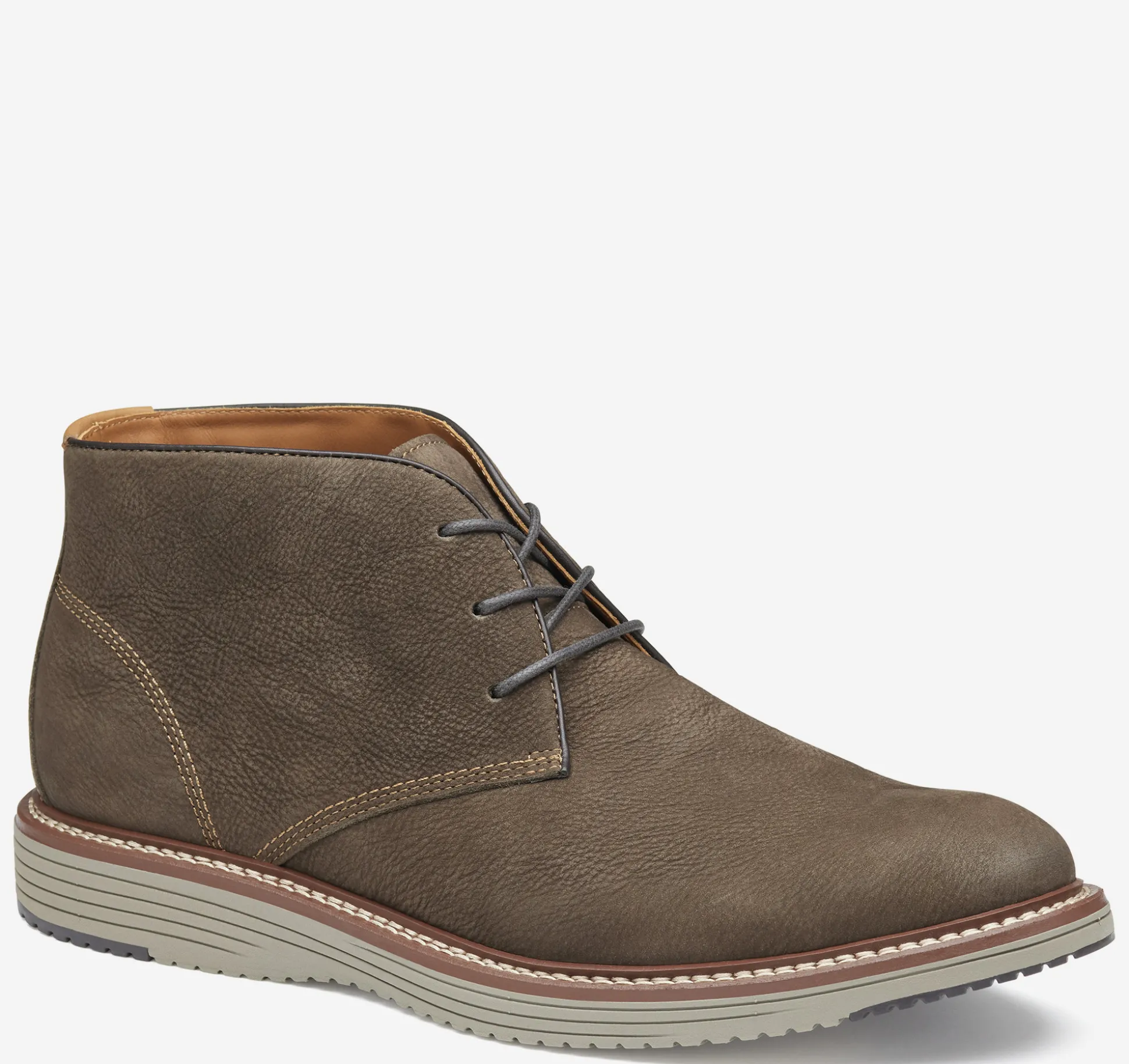 Boots^Johnston & Murphy Upton Chukka BrownNubuck