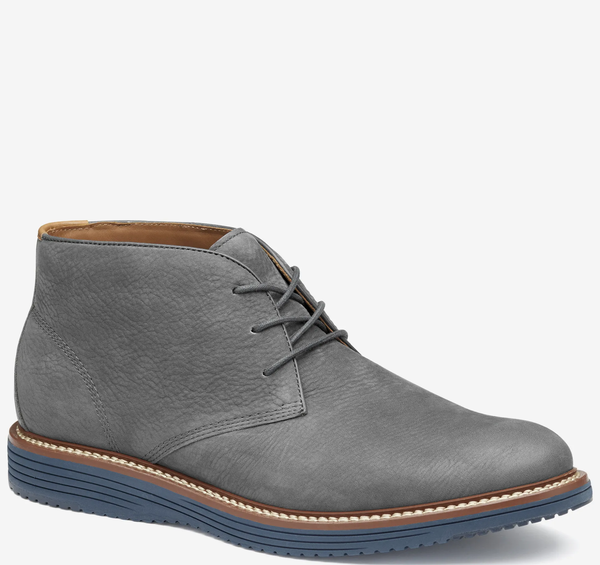 Boots^Johnston & Murphy Upton Chukka GrayNubuck