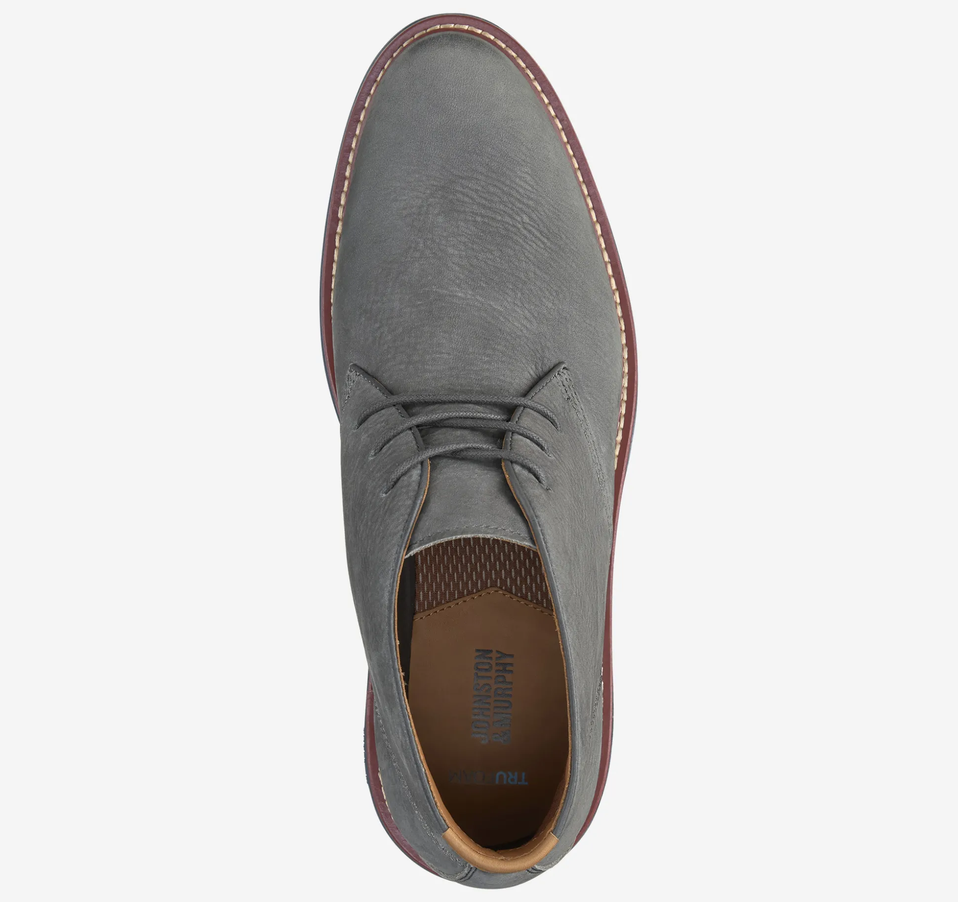 Boots^Johnston & Murphy Upton Chukka GrayNubuck