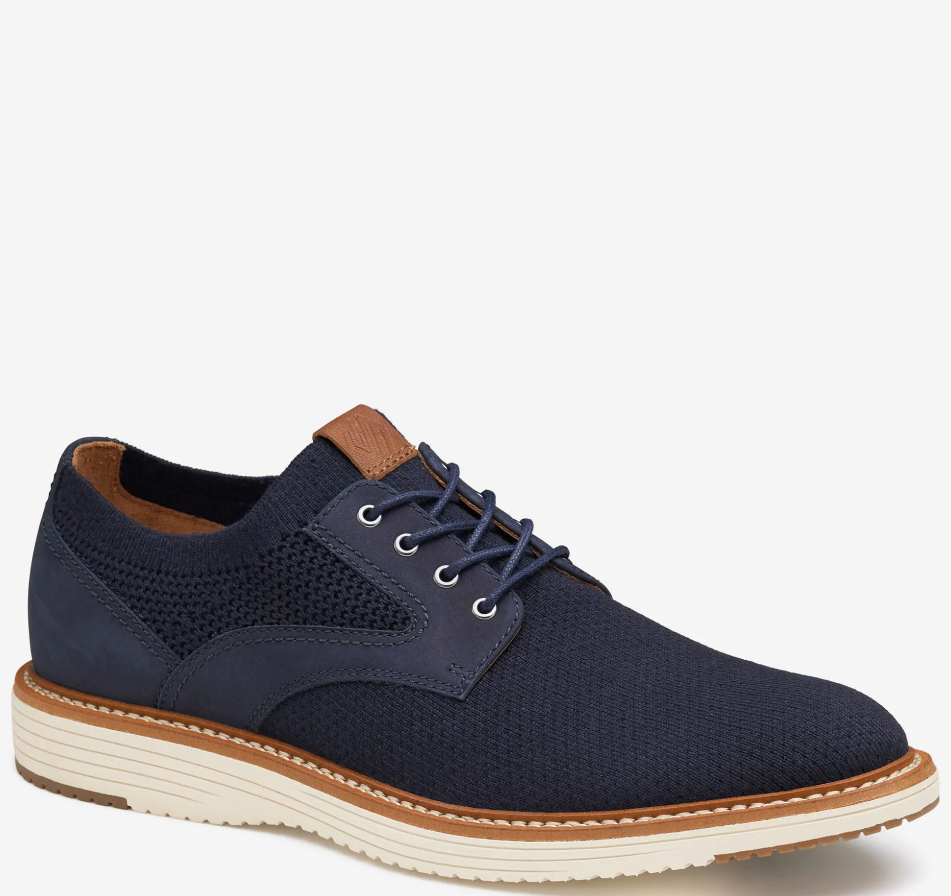 Lace-ups^Johnston & Murphy Upton Knit Plain Toe NavyKnit