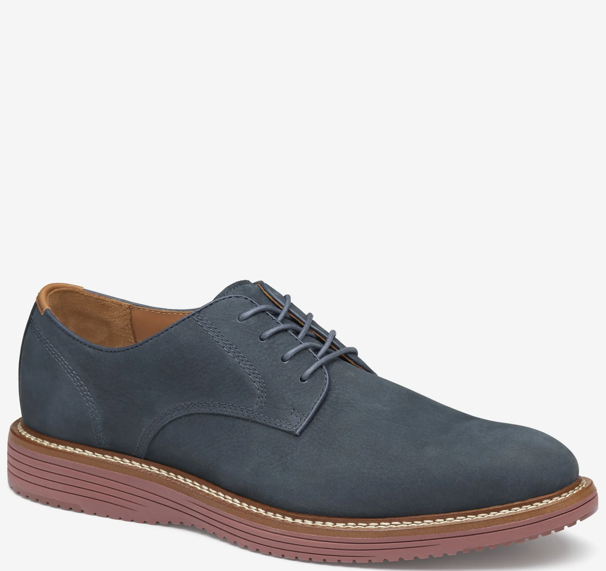 New Arrivals | Lace-ups^Johnston & Murphy Upton Plain Toe NavyNubuck