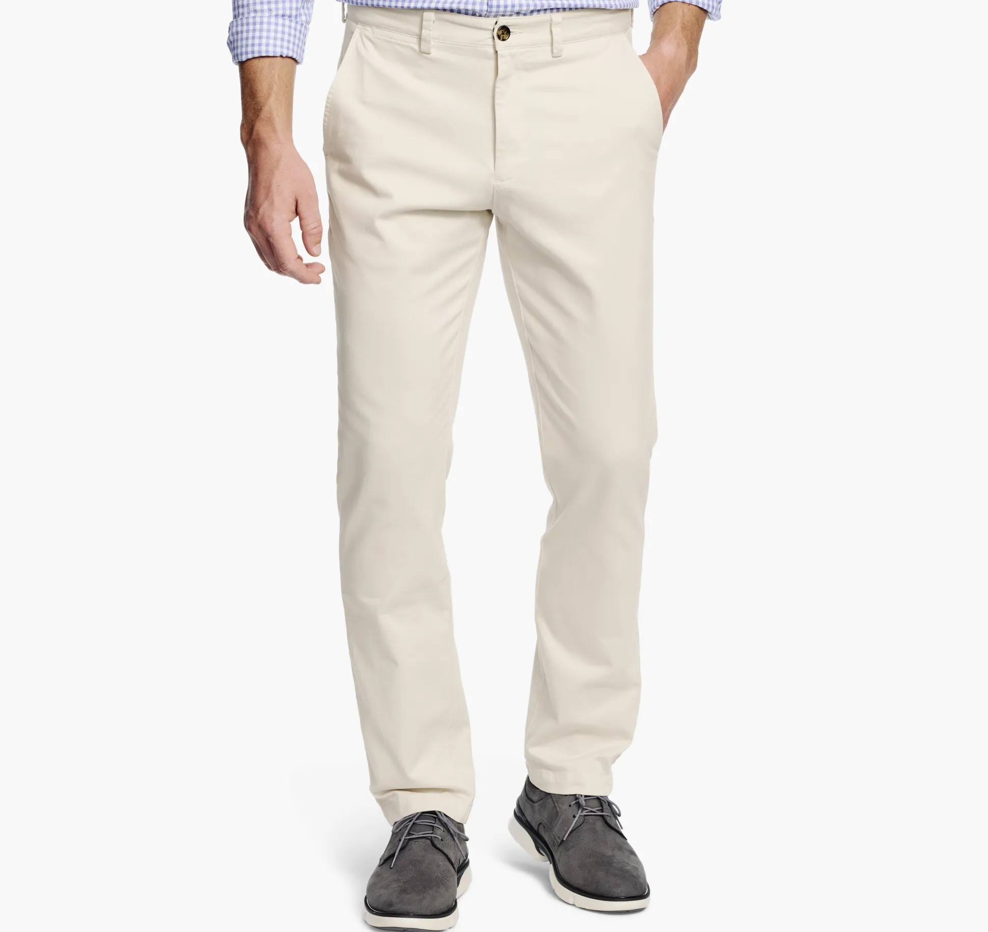 Pants & Jeans^Johnston & Murphy Washed Chinos Stone