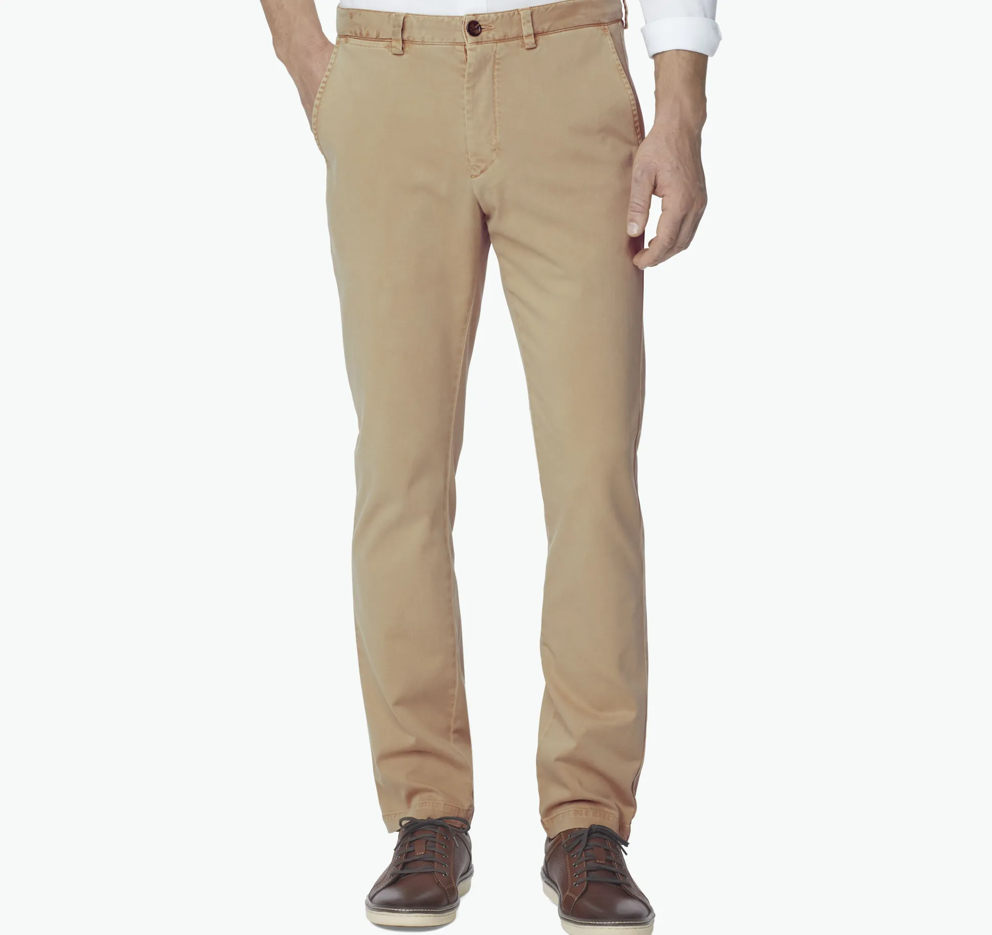 Pants & Jeans^Johnston & Murphy Washed Chinos Sand