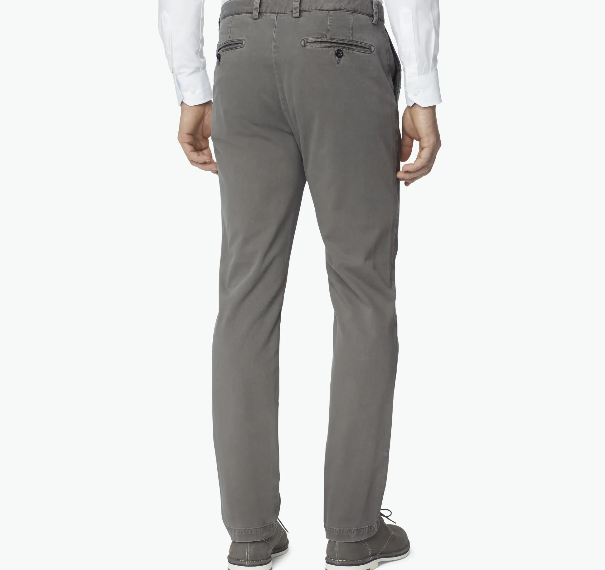 Pants & Jeans^Johnston & Murphy Washed Chinos Gray
