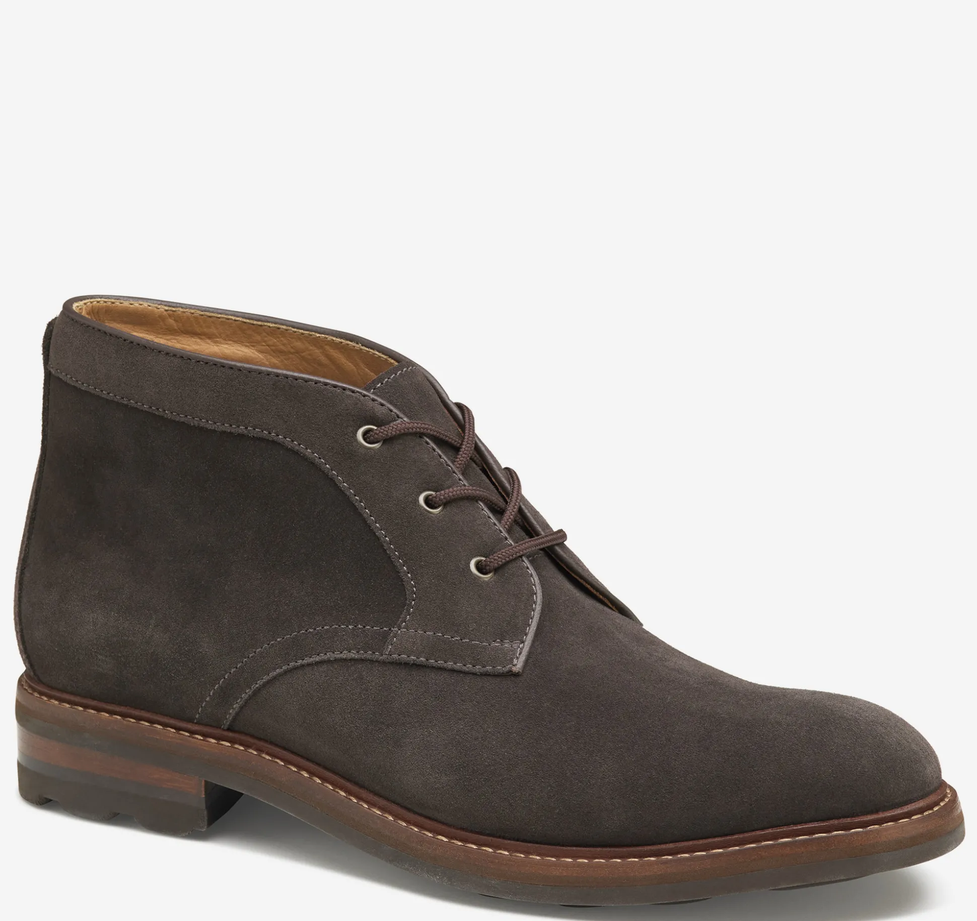 Boots^Johnston & Murphy Welch Chukka Boot GrayEnglishSuede
