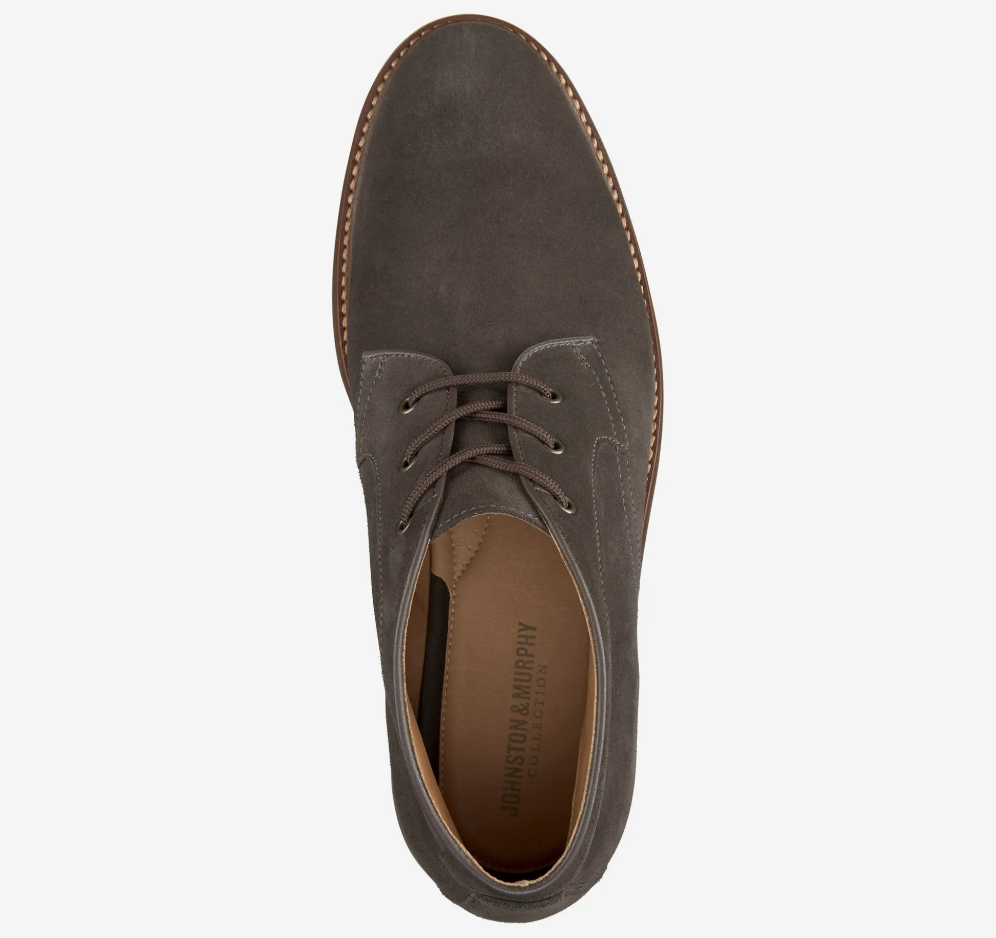 Boots^Johnston & Murphy Welch Chukka Boot GrayEnglishSuede