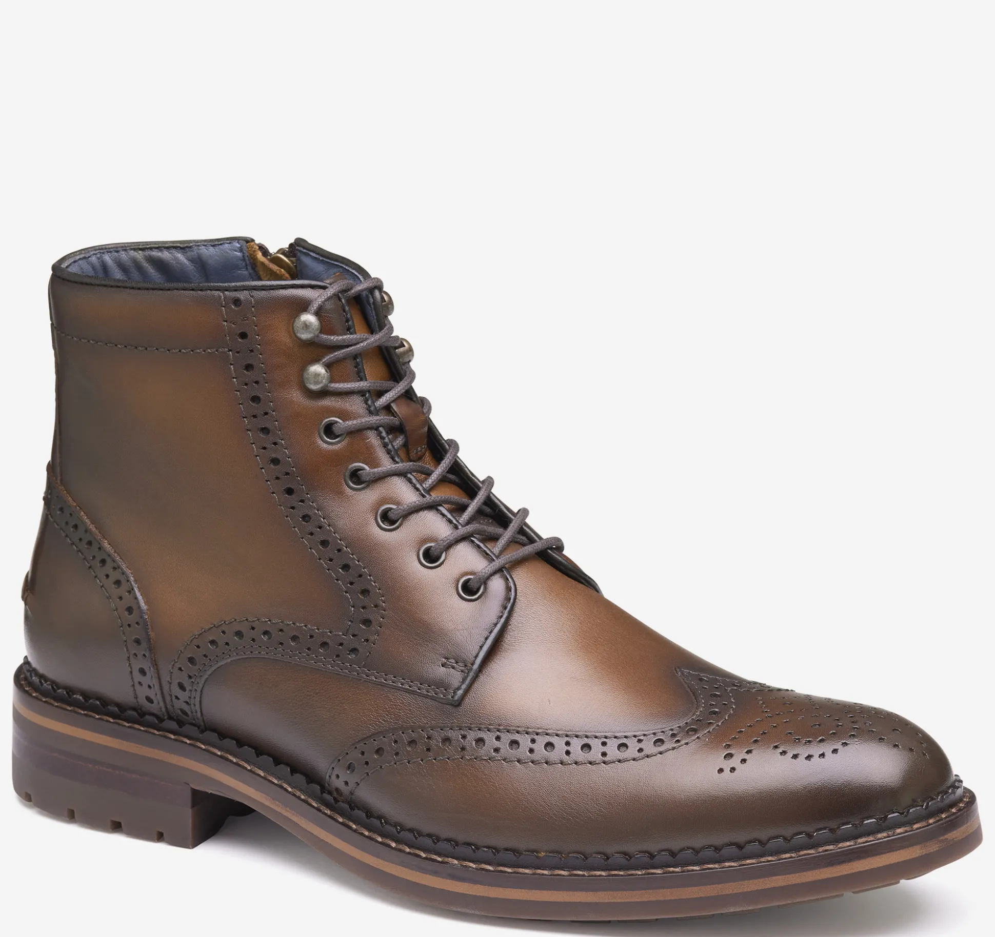 Dress Shoes | Boots^Johnston & Murphy XC Flex® Connelly Wingtip Boot TanFullGrain