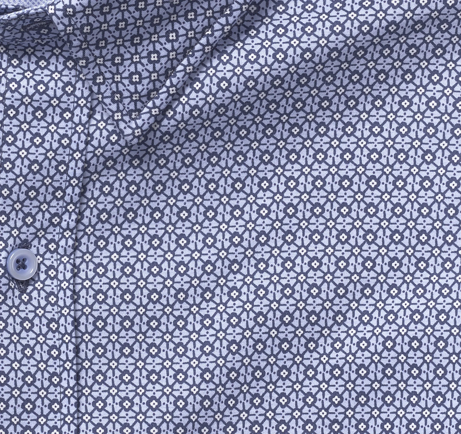 Shirts^Johnston & Murphy XC Flex® Stretch Long-Sleeve Shirt BlueDiamondGridPrint