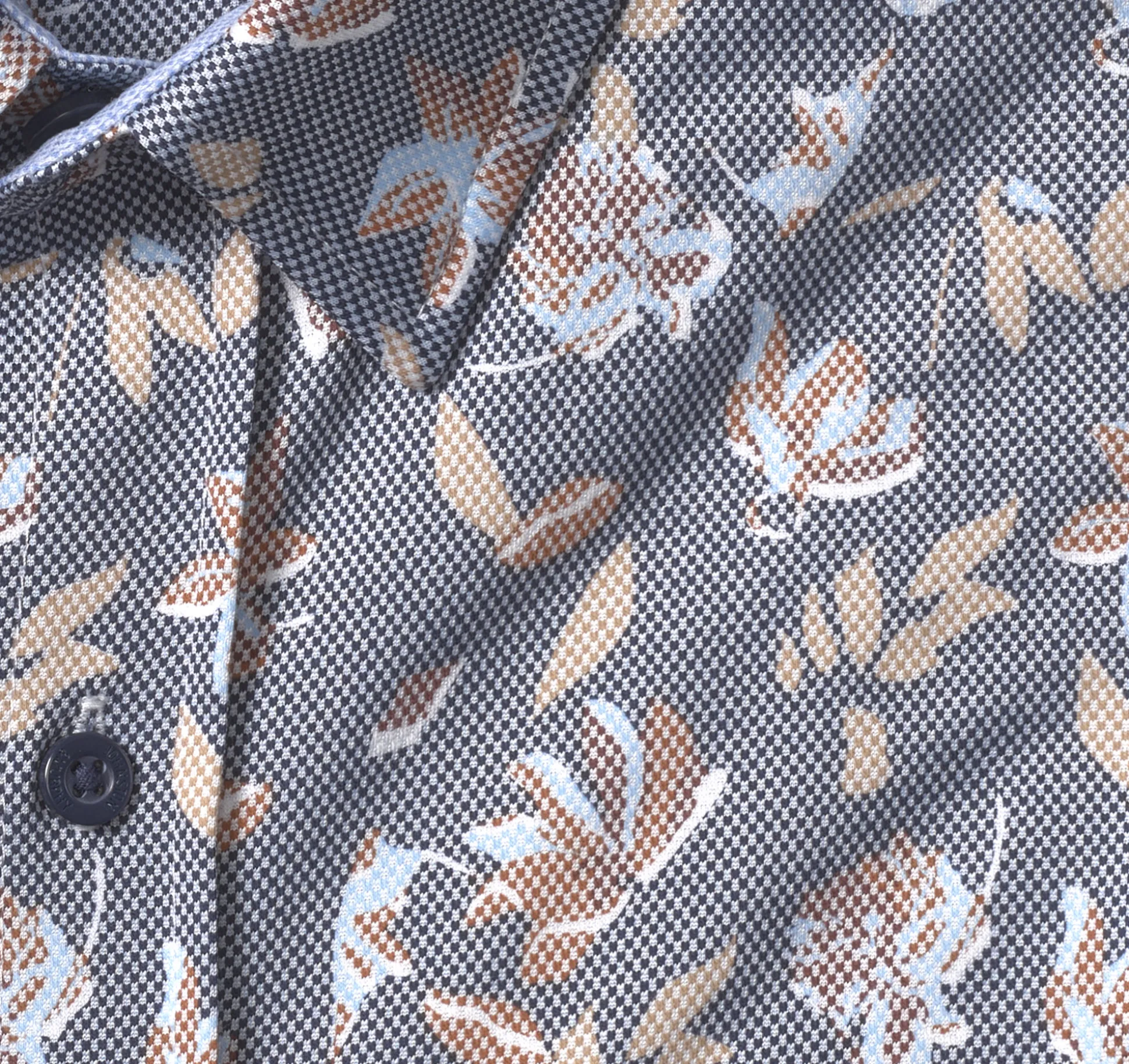 Shirts^Johnston & Murphy XC Flex® Stretch Long-Sleeve Shirt NavyBirdseyeFloral