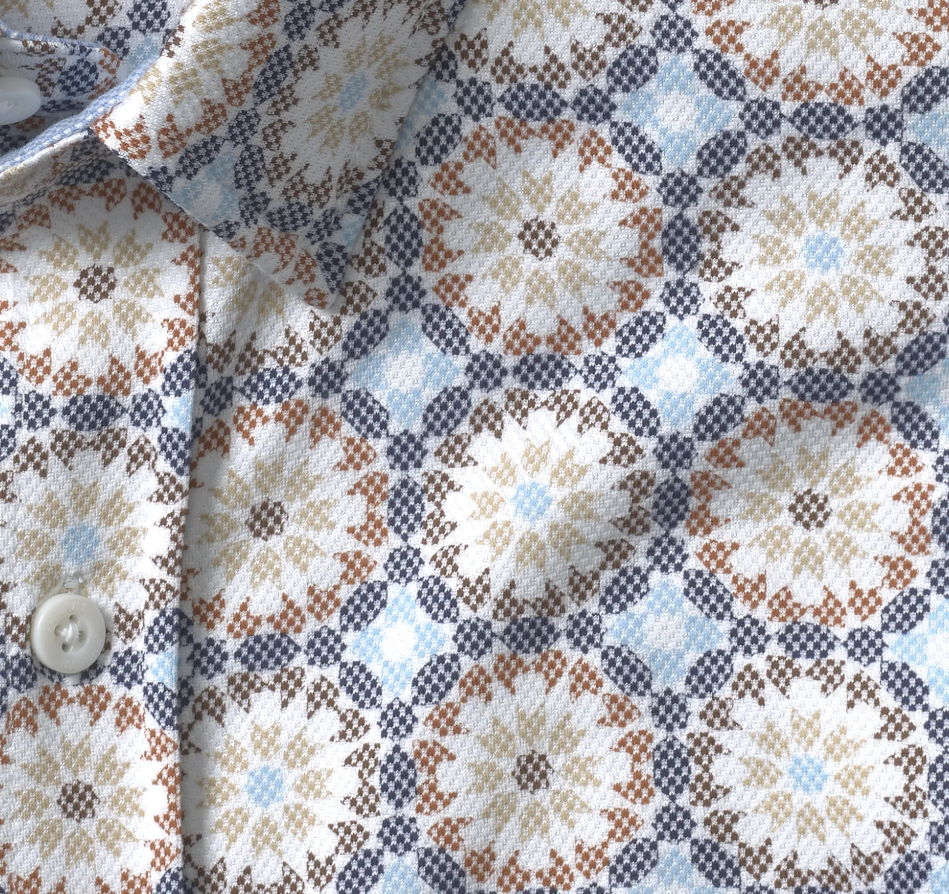 Shirts^Johnston & Murphy XC Flex® Stretch Long-Sleeve Shirt BlueMultiBirdseyeMosaic