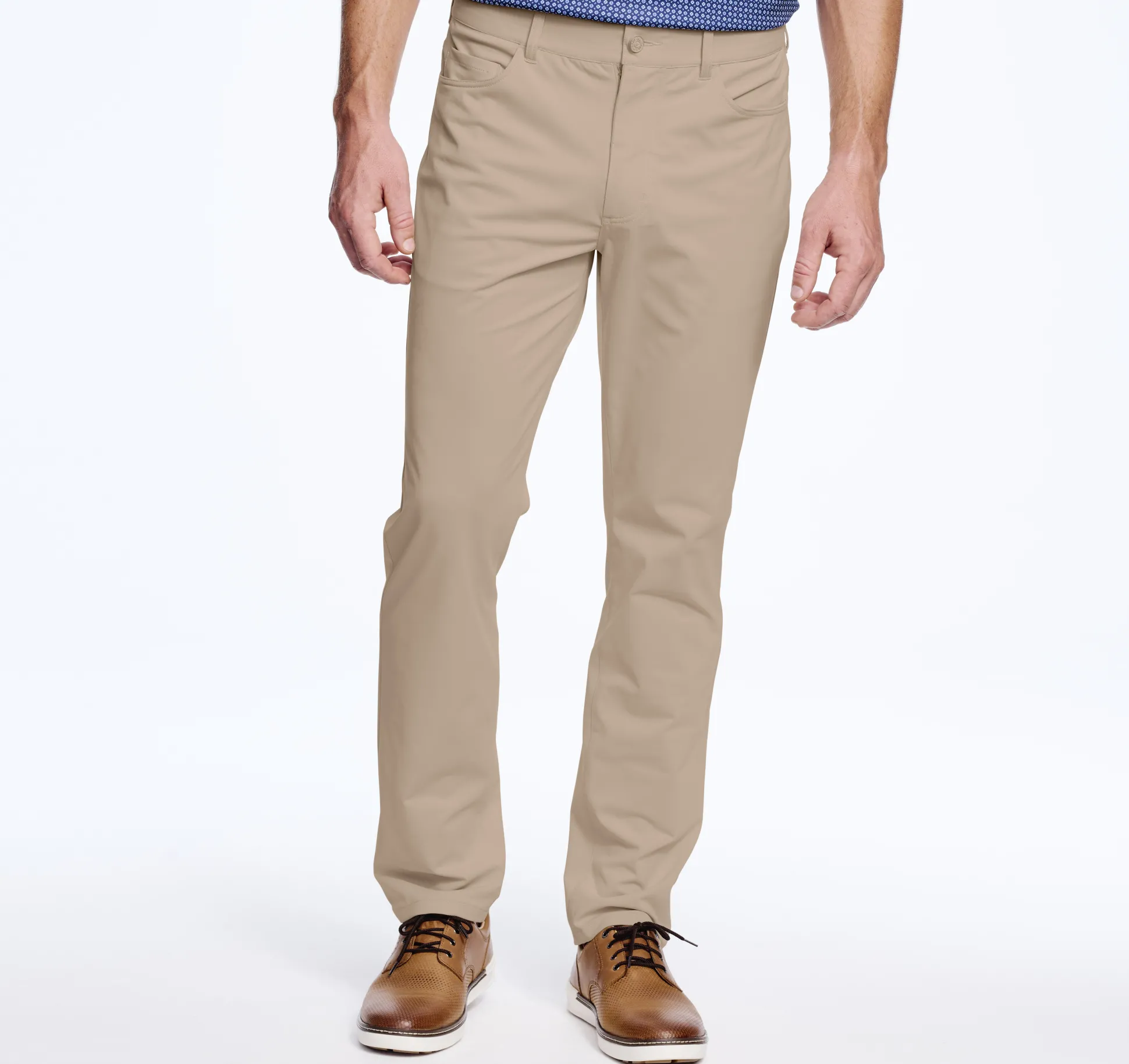 Pants & Jeans^Johnston & Murphy XC4® Performance Five-Pocket Pants Khaki