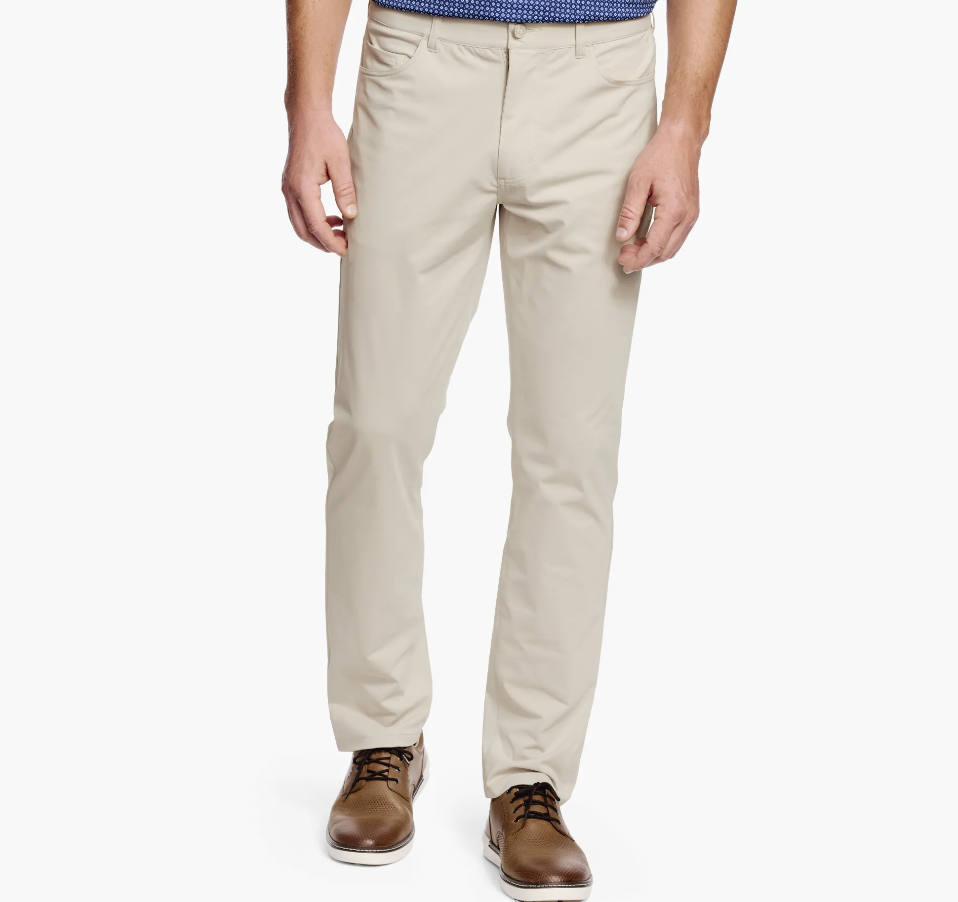Pants & Jeans^Johnston & Murphy XC4® Performance Five-Pocket Pants Stone