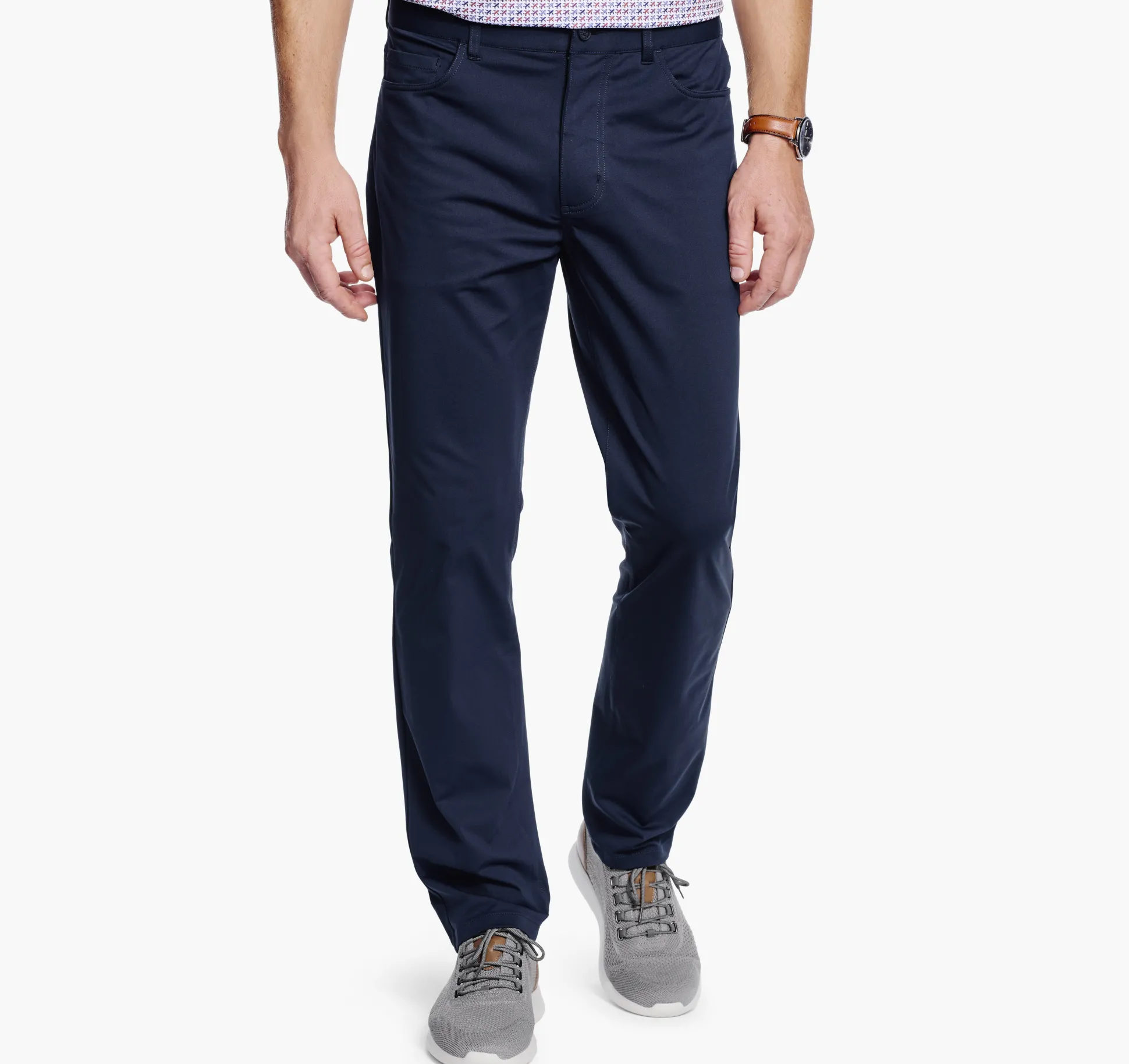 Pants & Jeans^Johnston & Murphy XC4® Performance Five-Pocket Pants Navy
