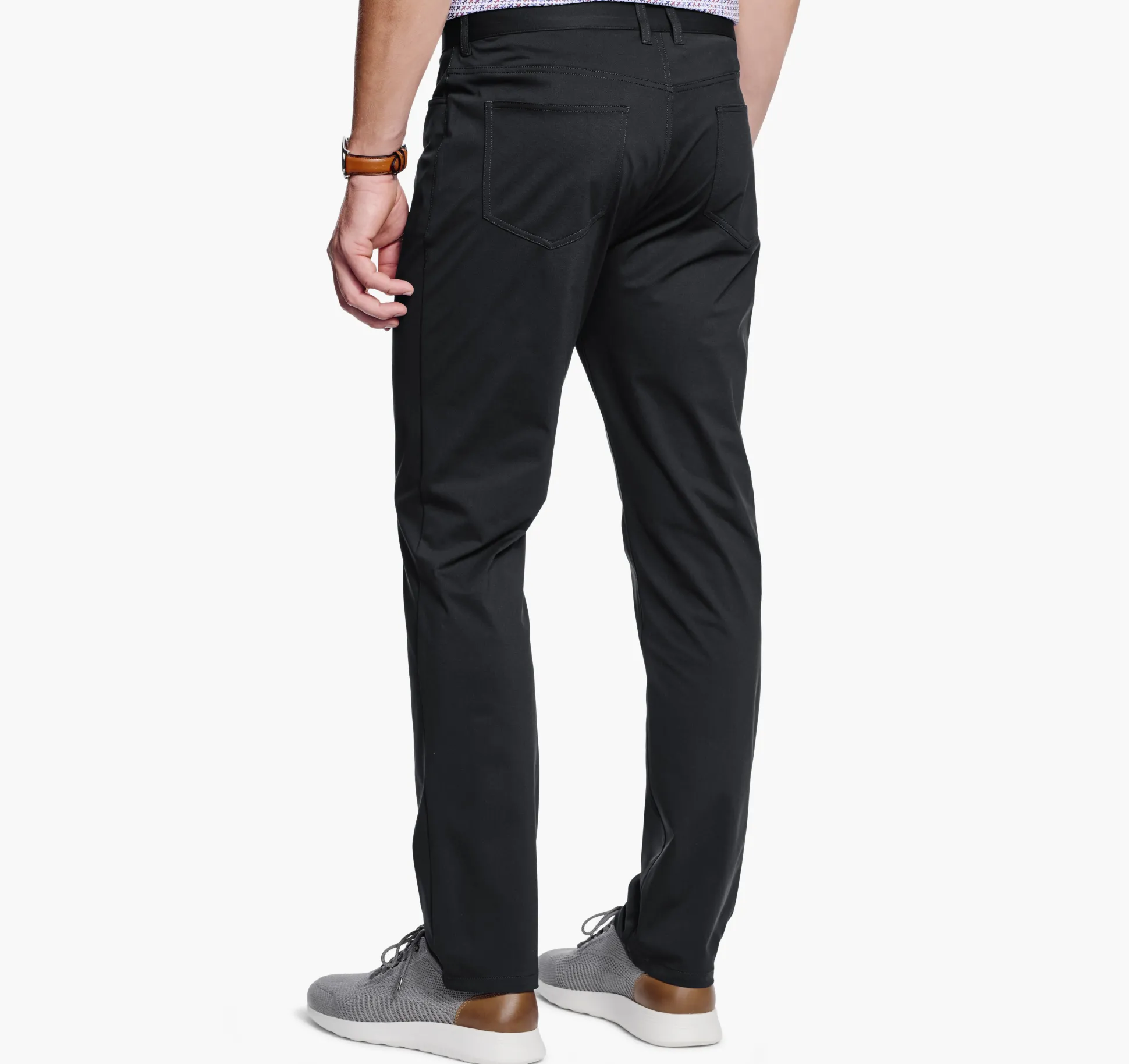 Pants & Jeans^Johnston & Murphy XC4® Performance Five-Pocket Pants Black