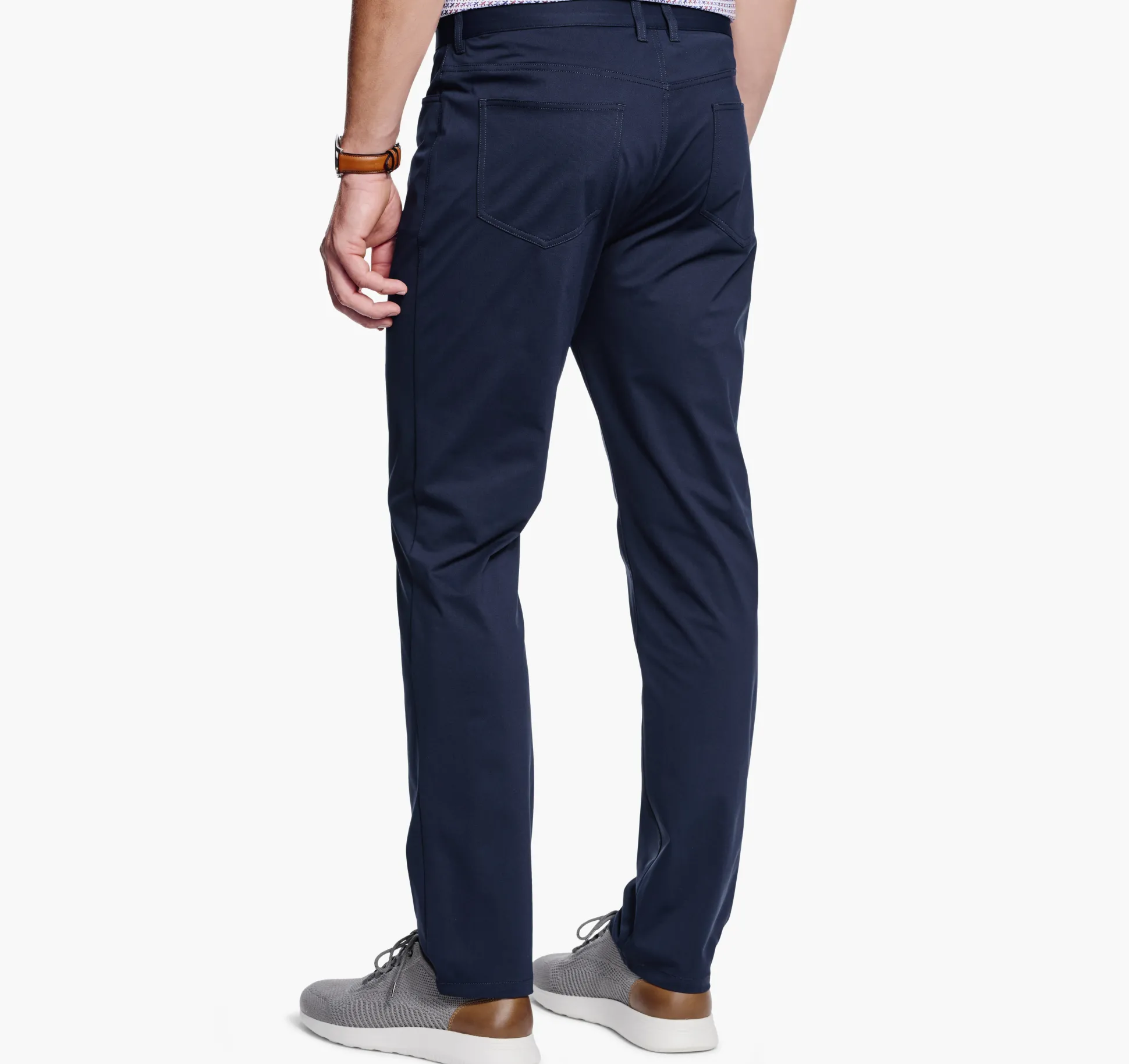 Pants & Jeans^Johnston & Murphy XC4® Performance Five-Pocket Pants Navy