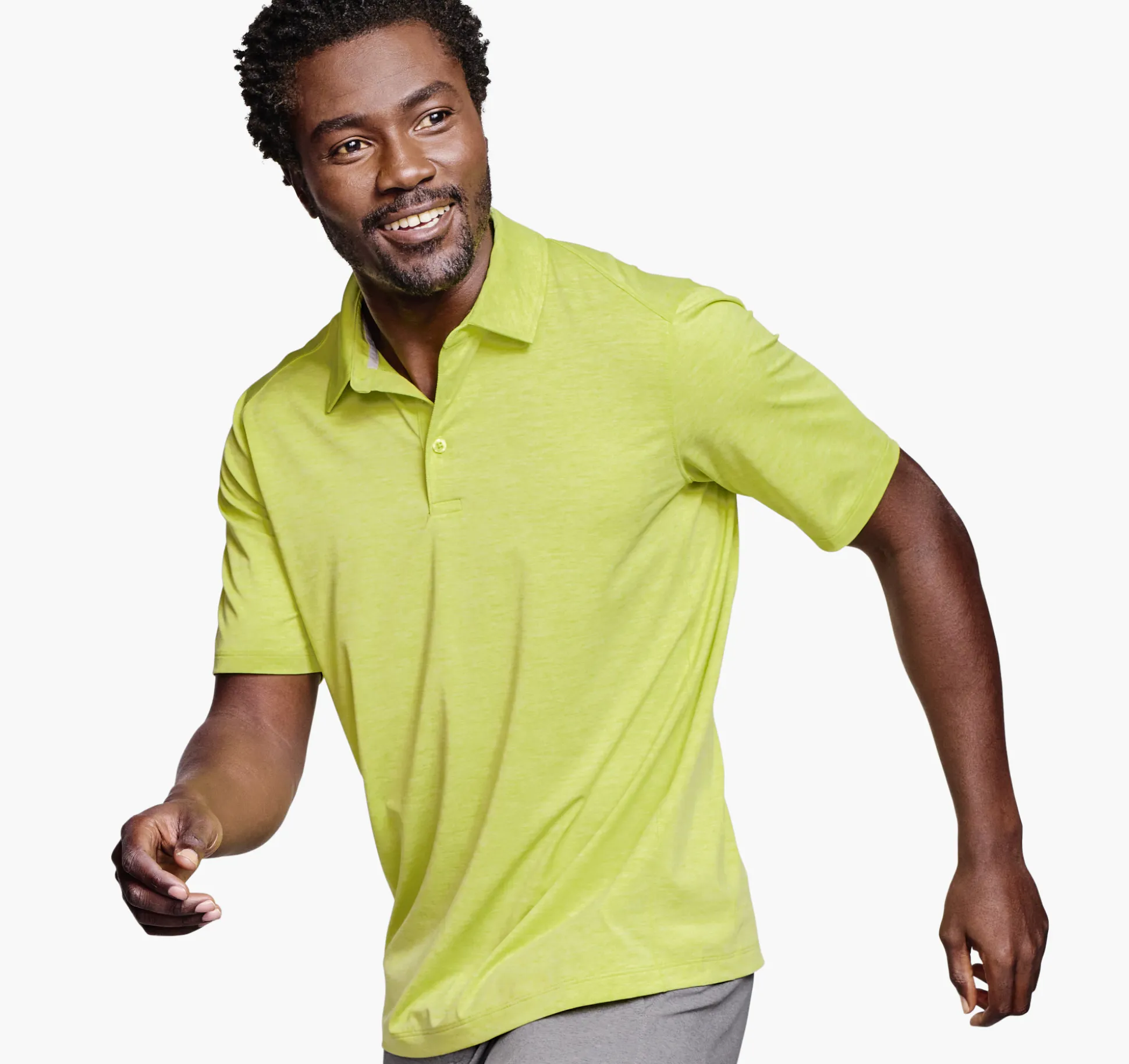 Golf^Johnston & Murphy XC4® Performance Polo Lime