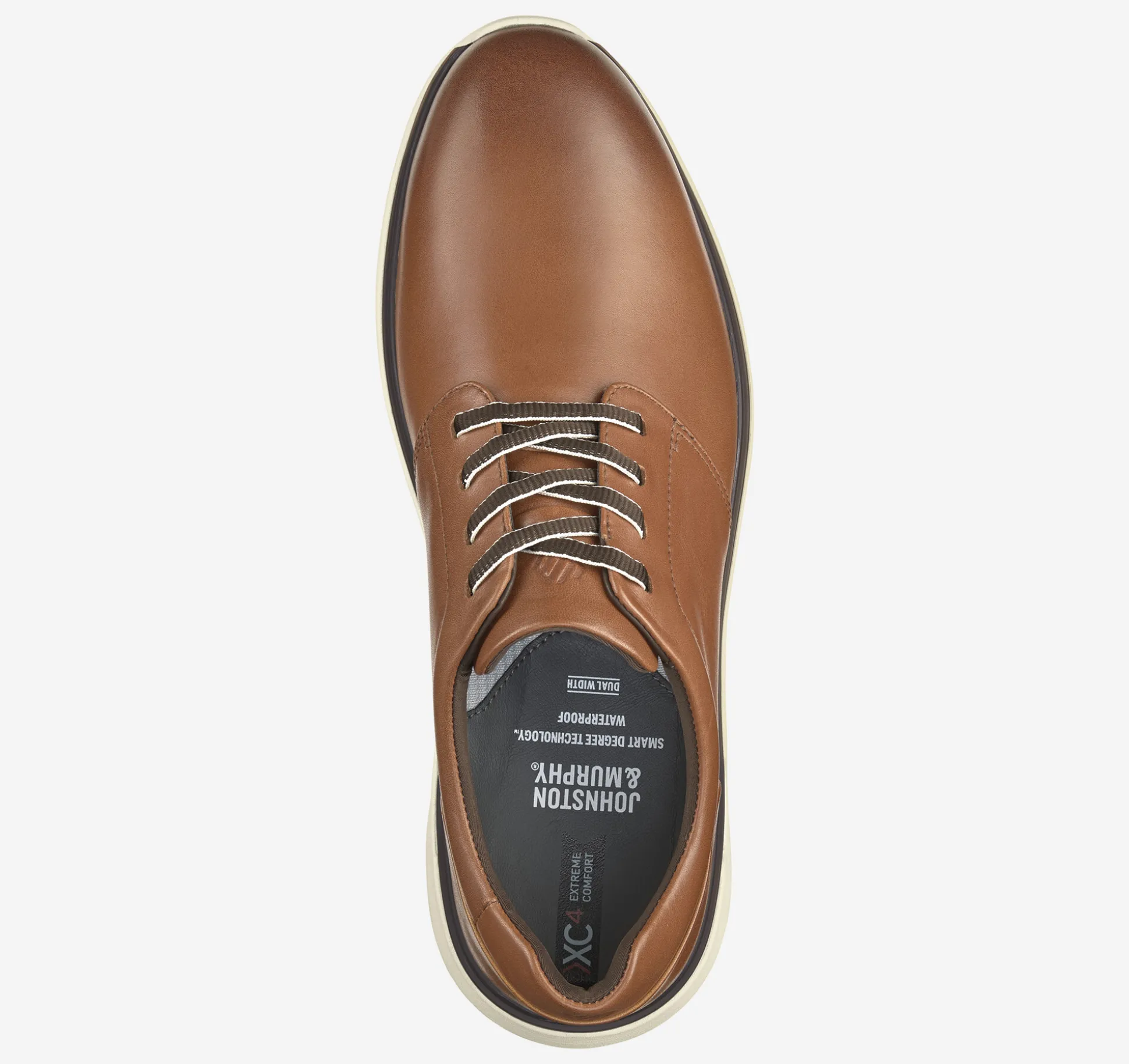New Arrivals | Lace-ups^Johnston & Murphy XC4® Prentiss 2 Plain Toe TanWaterproofFullGrain