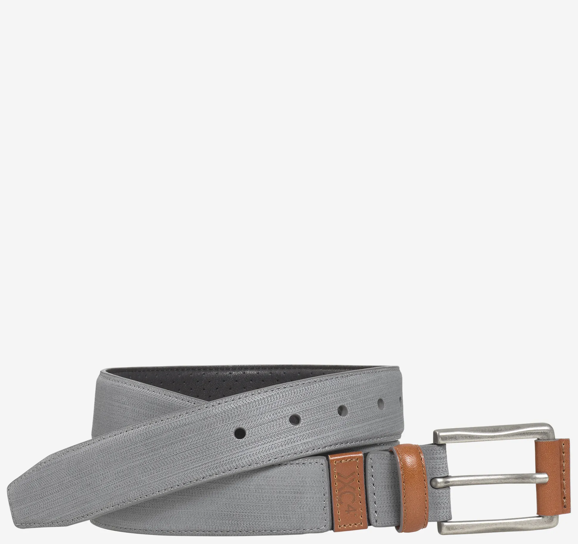 Belts^Johnston & Murphy XC4® Sport Casual Belt GrayNubuck