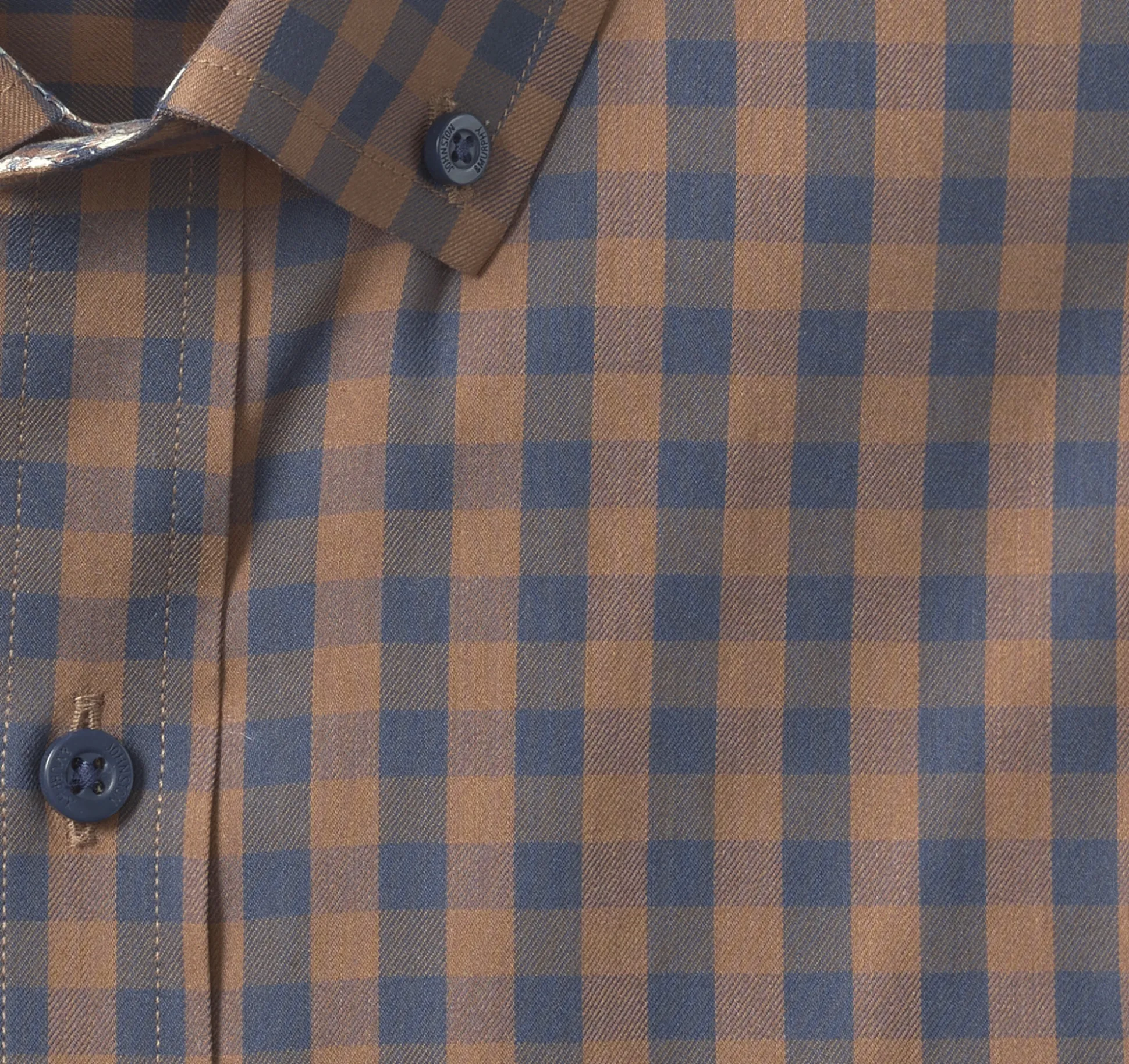 Shirts^Johnston & Murphy XC4® Sport Long-Sleeve Shirt Brown